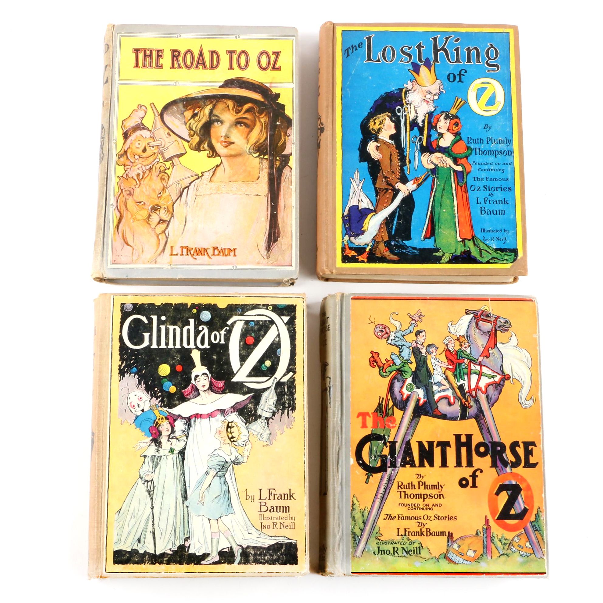 Vintage "Wizard of Oz" Book Collection featuring "The Road to Oz"