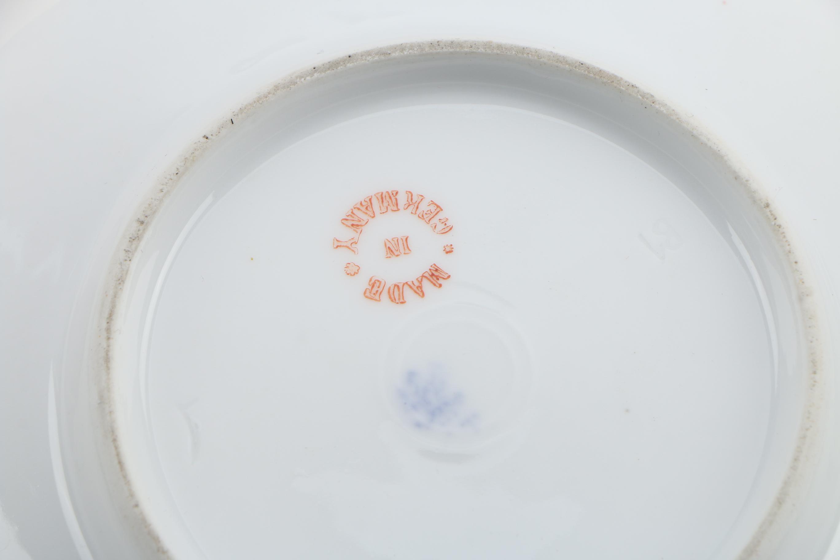 Hermann Ohme Porcelain Covered Butter Dish with German Butter Dish