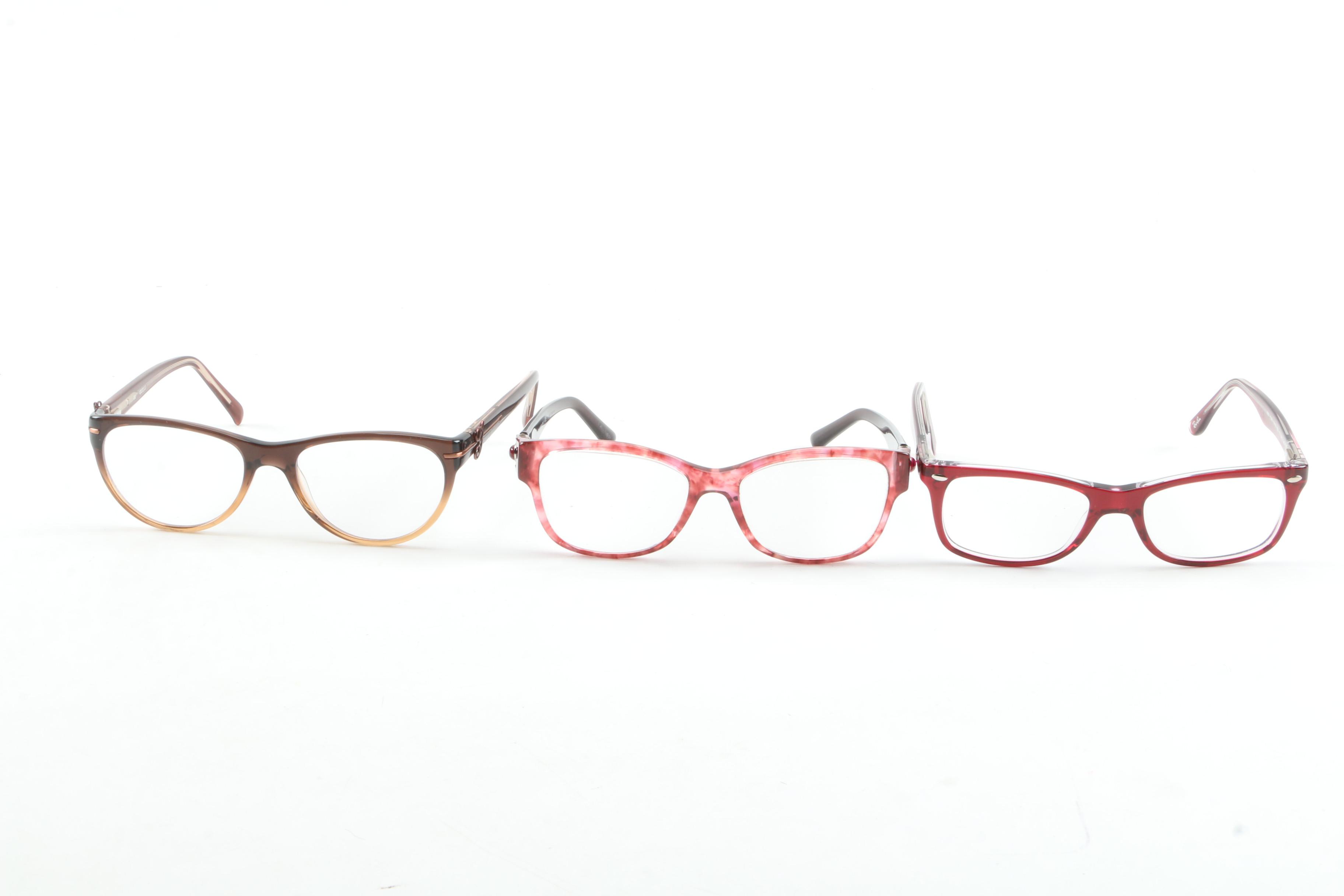 Bvlgari, Ray-Ban, Tory Burch, Kate Spade and Other Eyeglasses