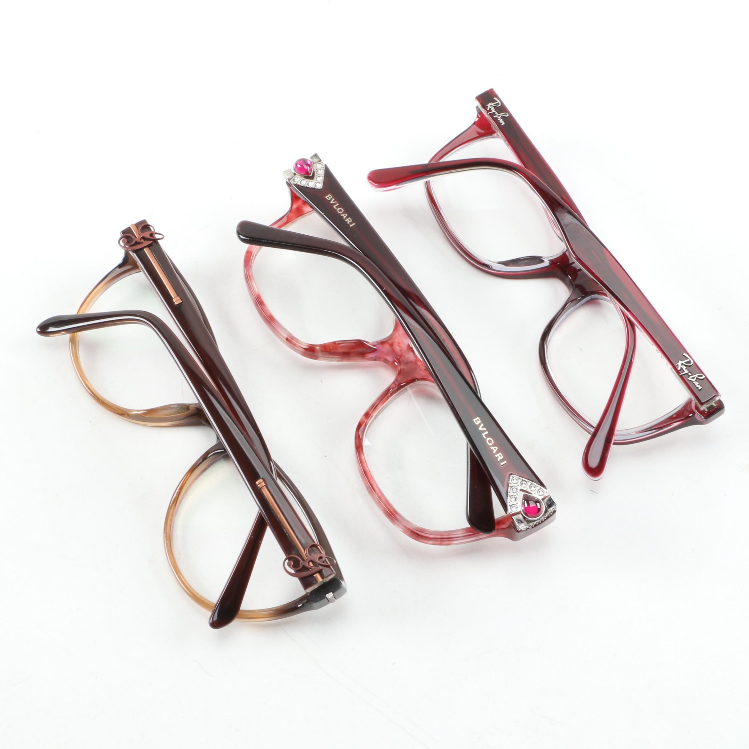 Bvlgari, Ray-Ban, Tory Burch, Kate Spade and Other Eyeglasses