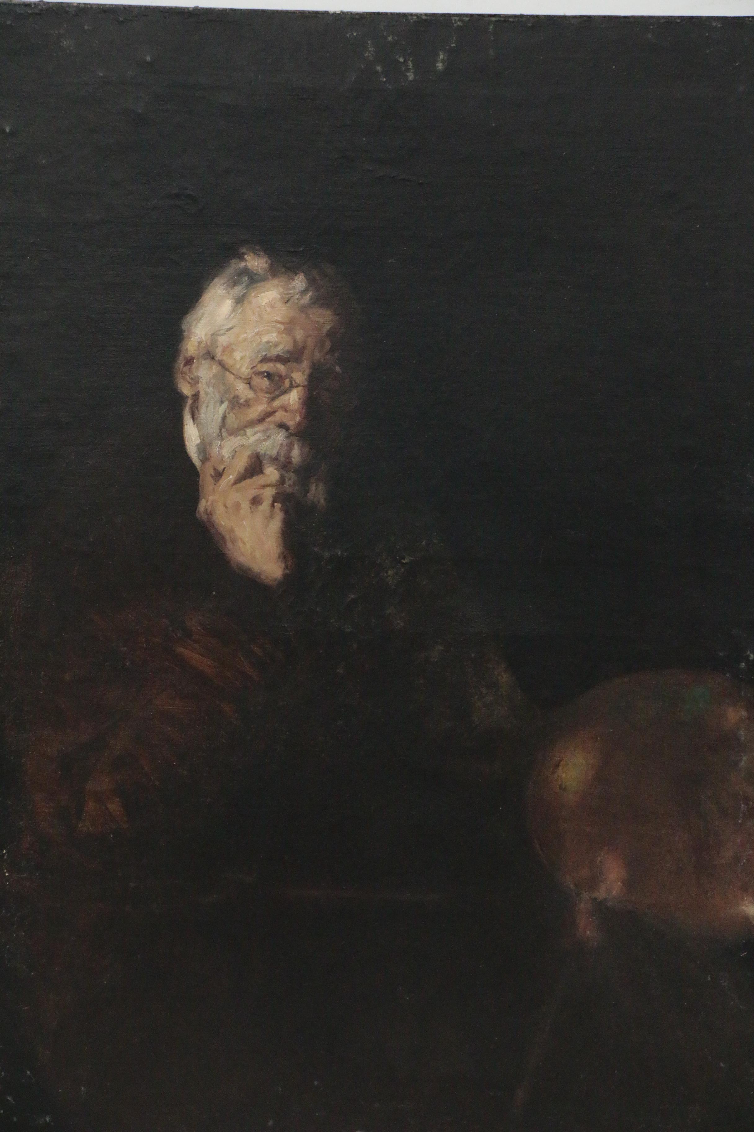 Walter Florian Oil Painting "Portrait of Josef Israels", circa 1903