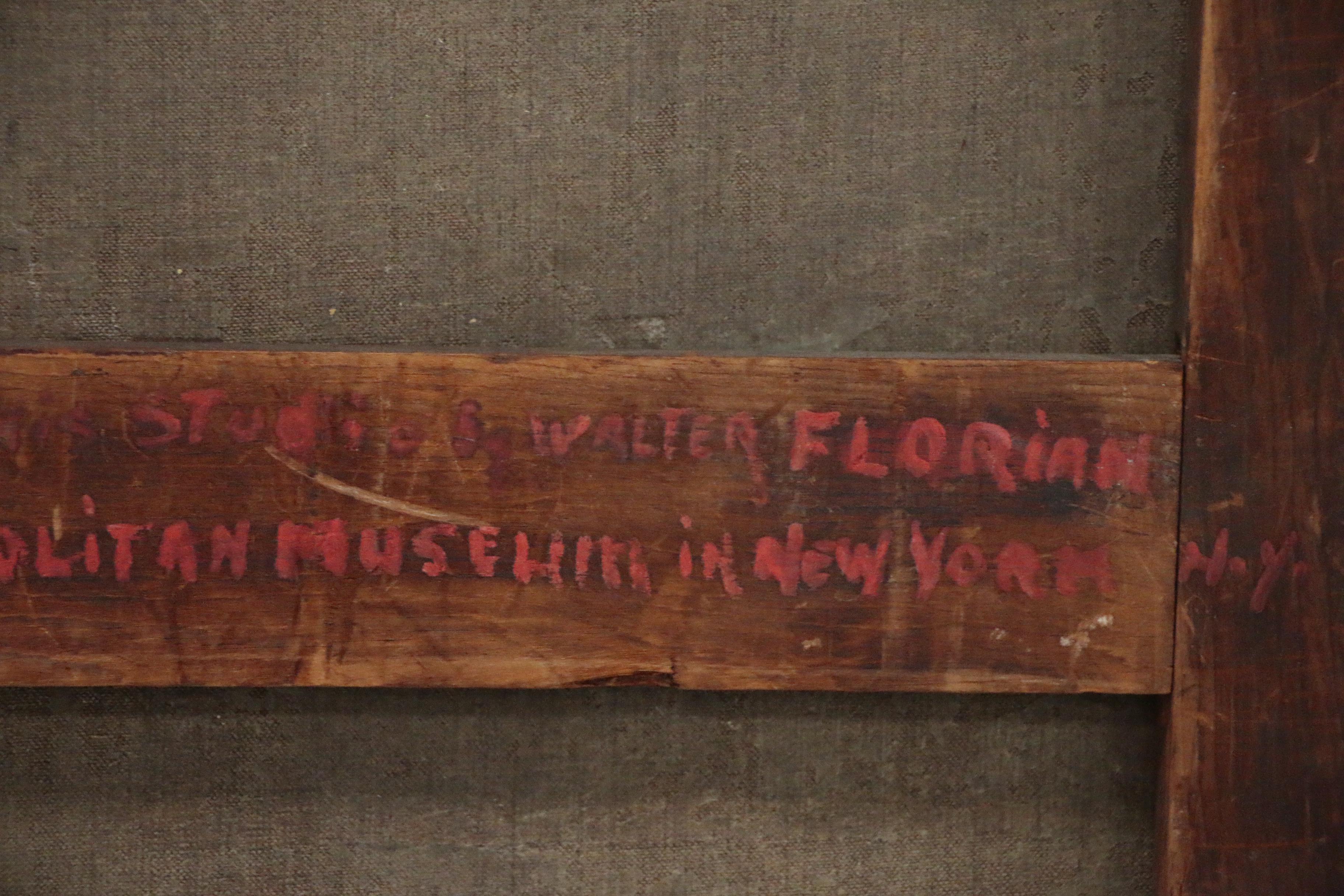 Walter Florian Oil Painting "Portrait of Josef Israels", circa 1903