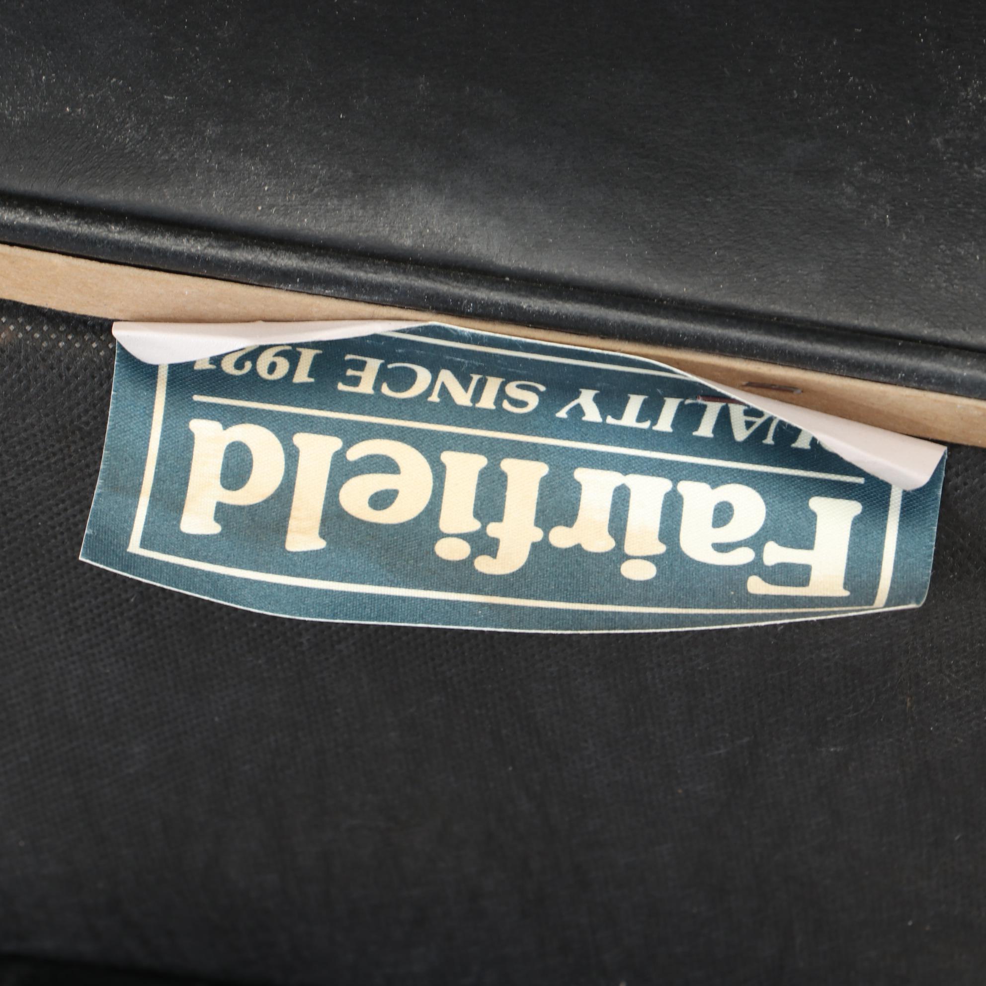 Fairfield Chair Leather "Wendell" Executive's Chair, Late 20th Century