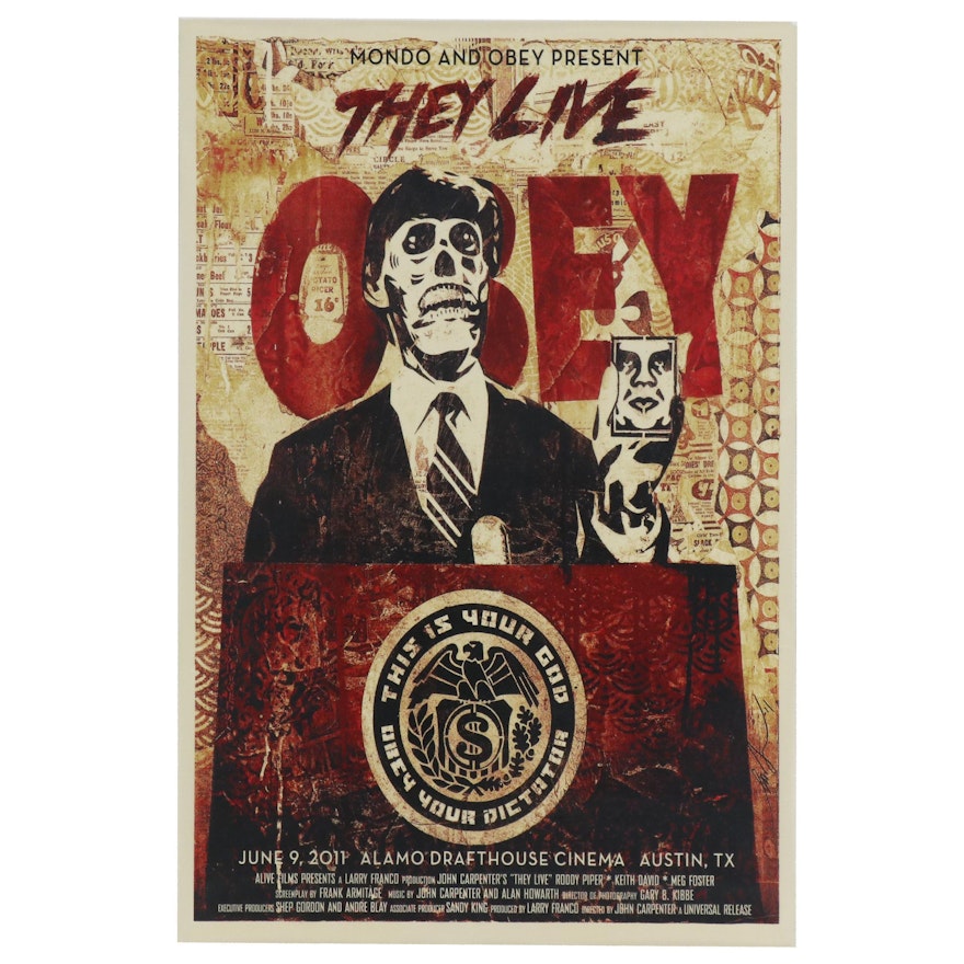 Giclee Print after Shepard Fairey "They Live"