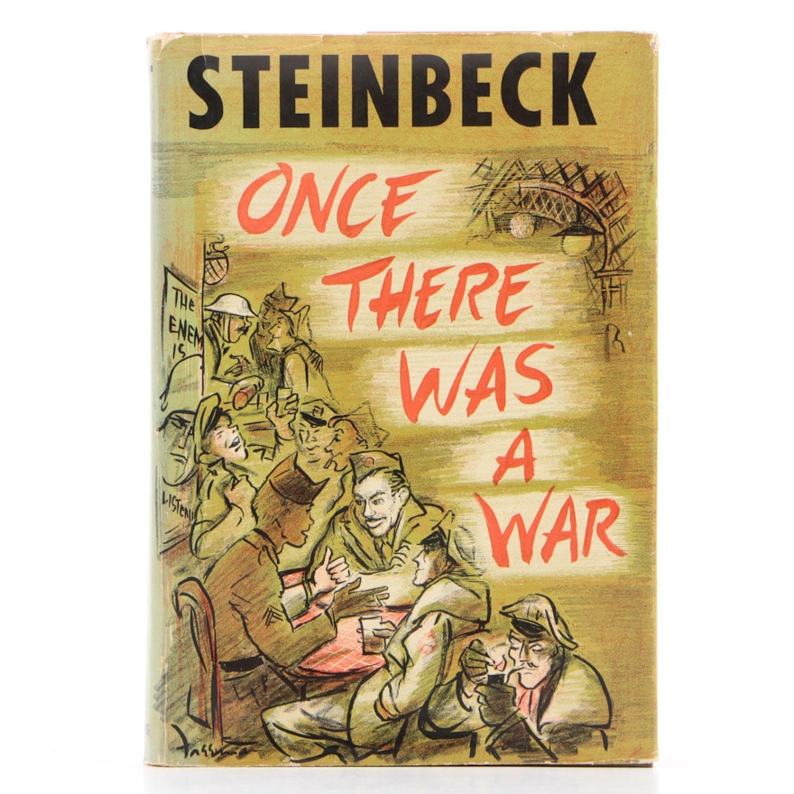 First Edition "Once There Was a War" by John Steinbeck, 1958