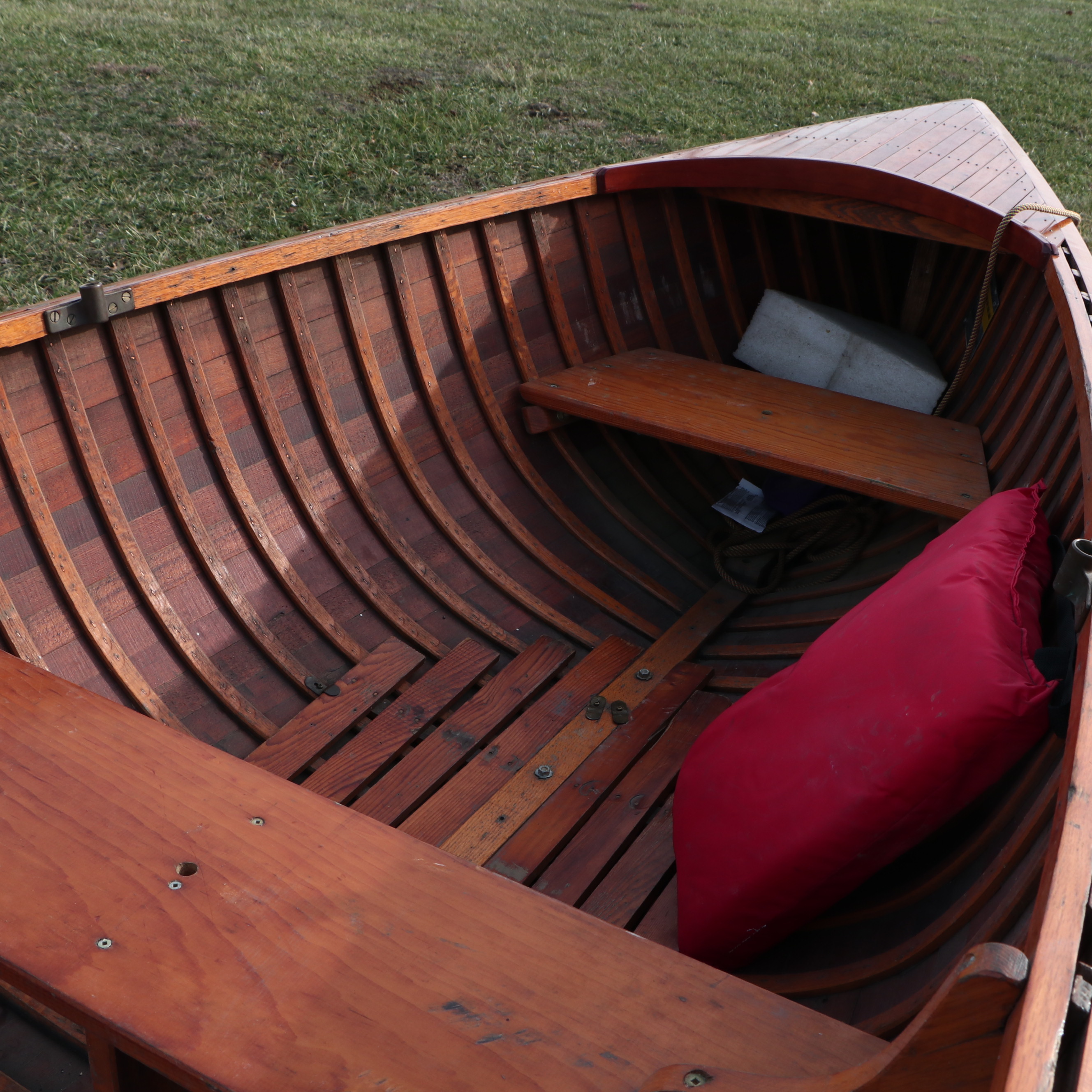 B. Giesler & Sons 15.5 ft. Row Boat with Minn Kota Trolling Motor and Trailer