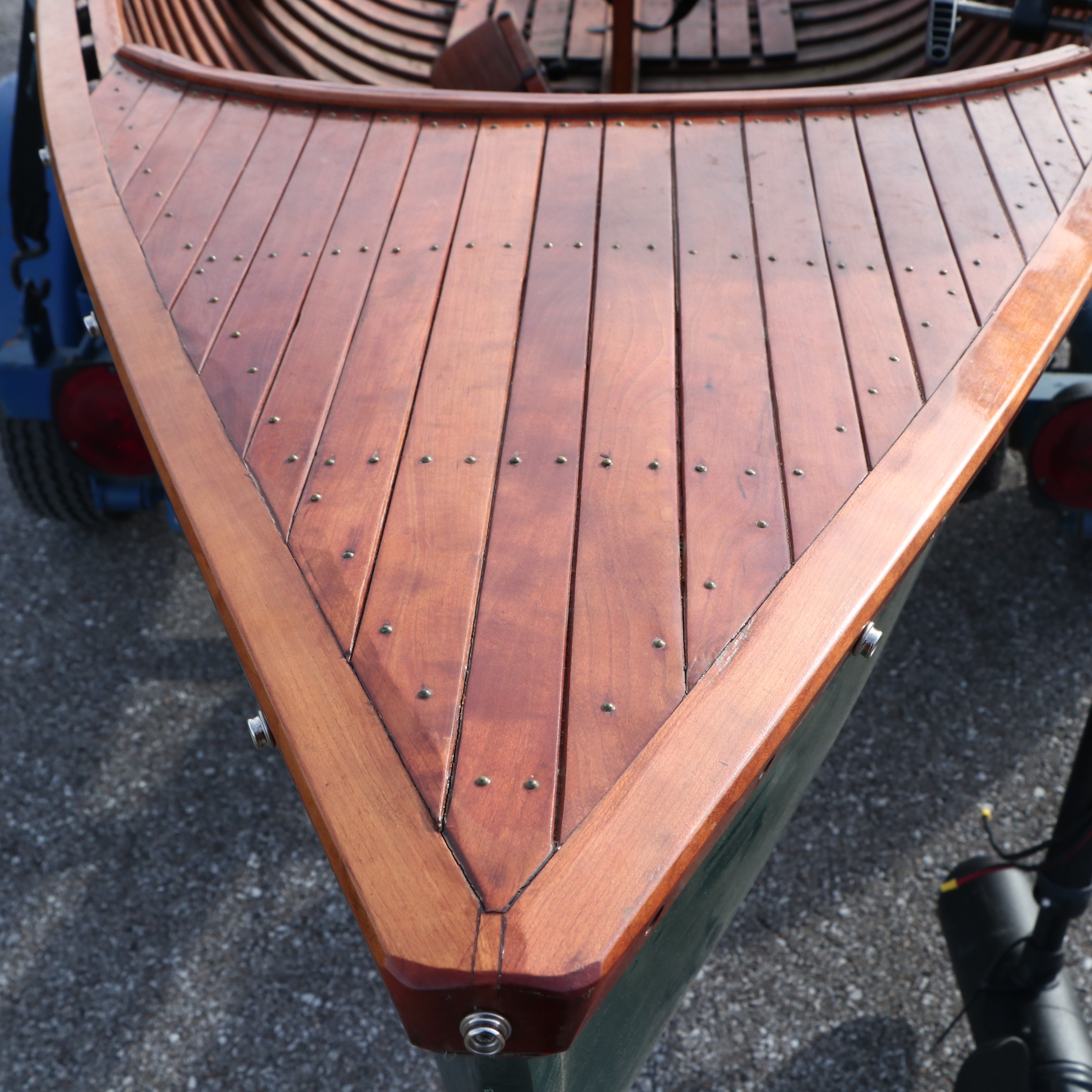 B. Giesler & Sons 15.5 ft. Row Boat with Minn Kota Trolling Motor and Trailer