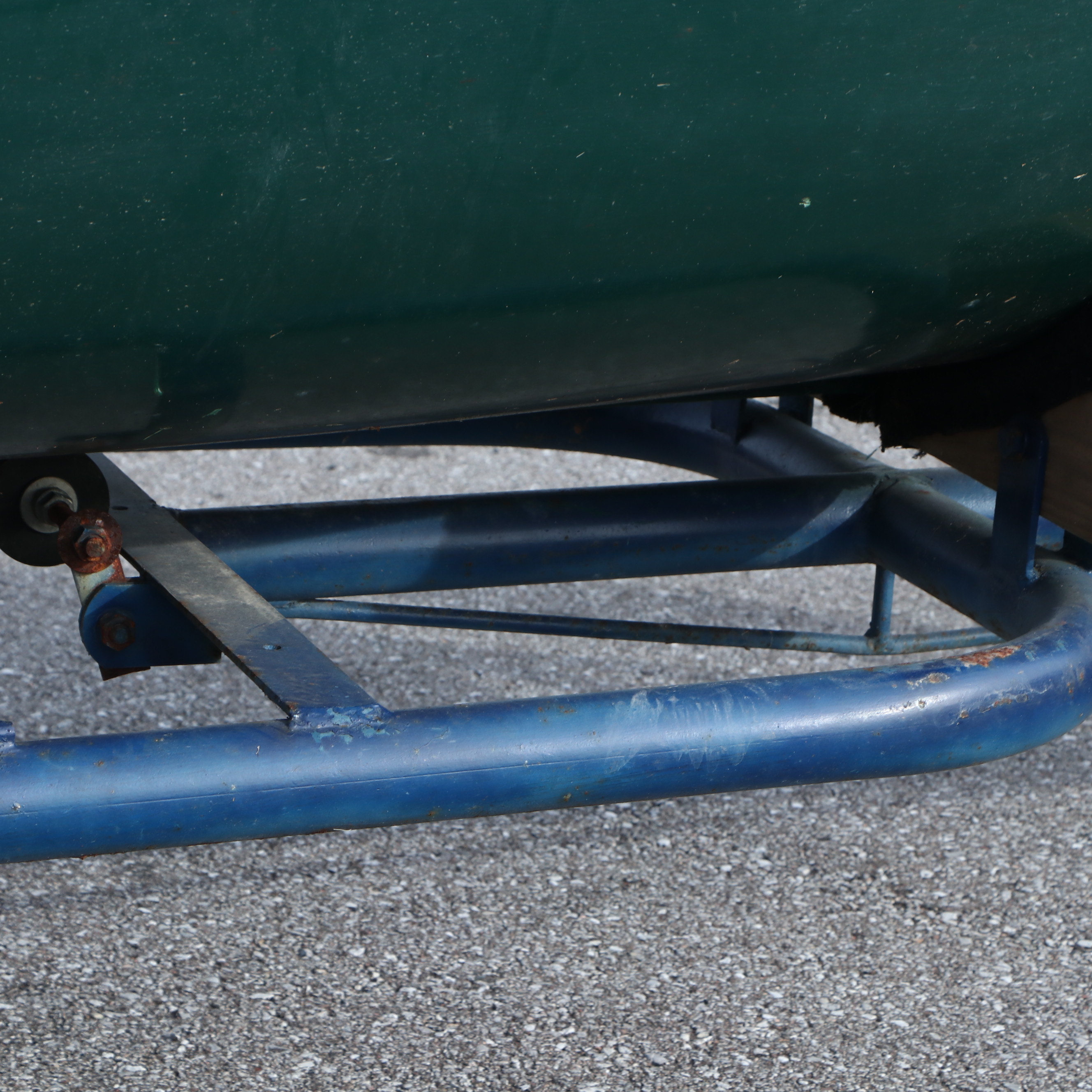 B. Giesler & Sons 15.5 ft. Row Boat with Minn Kota Trolling Motor and Trailer