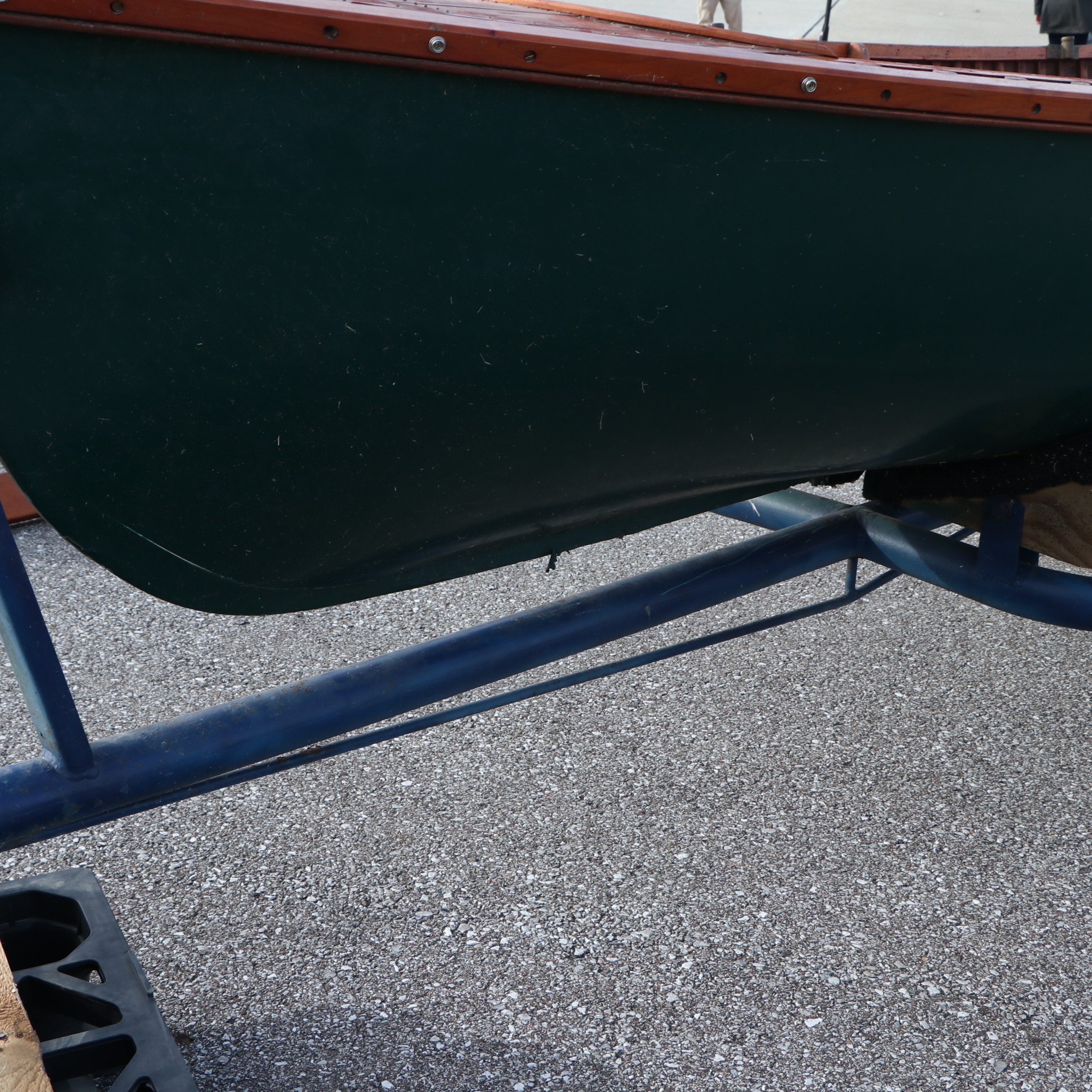 B. Giesler & Sons 15.5 ft. Row Boat with Minn Kota Trolling Motor and Trailer