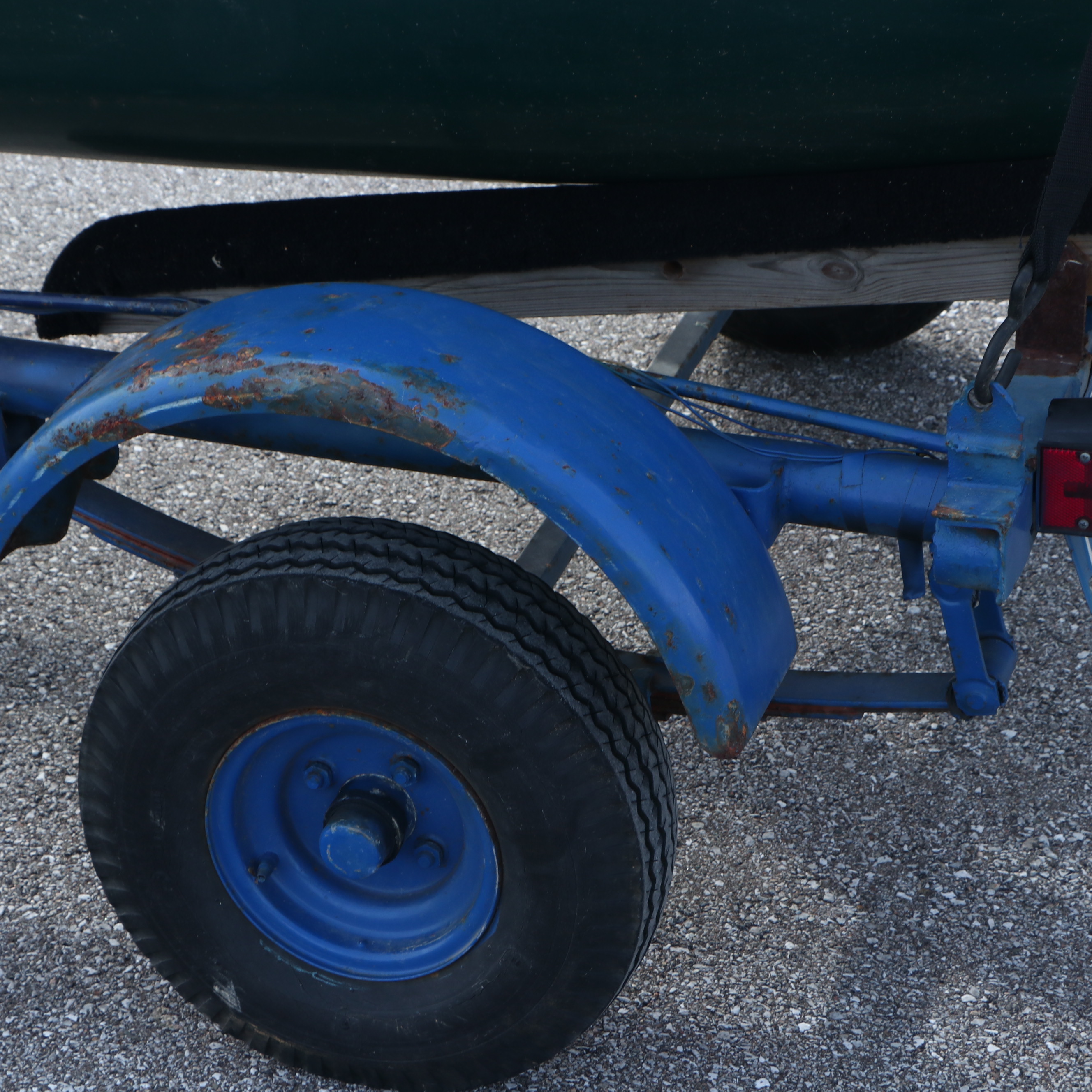 B. Giesler & Sons 15.5 ft. Row Boat with Minn Kota Trolling Motor and Trailer