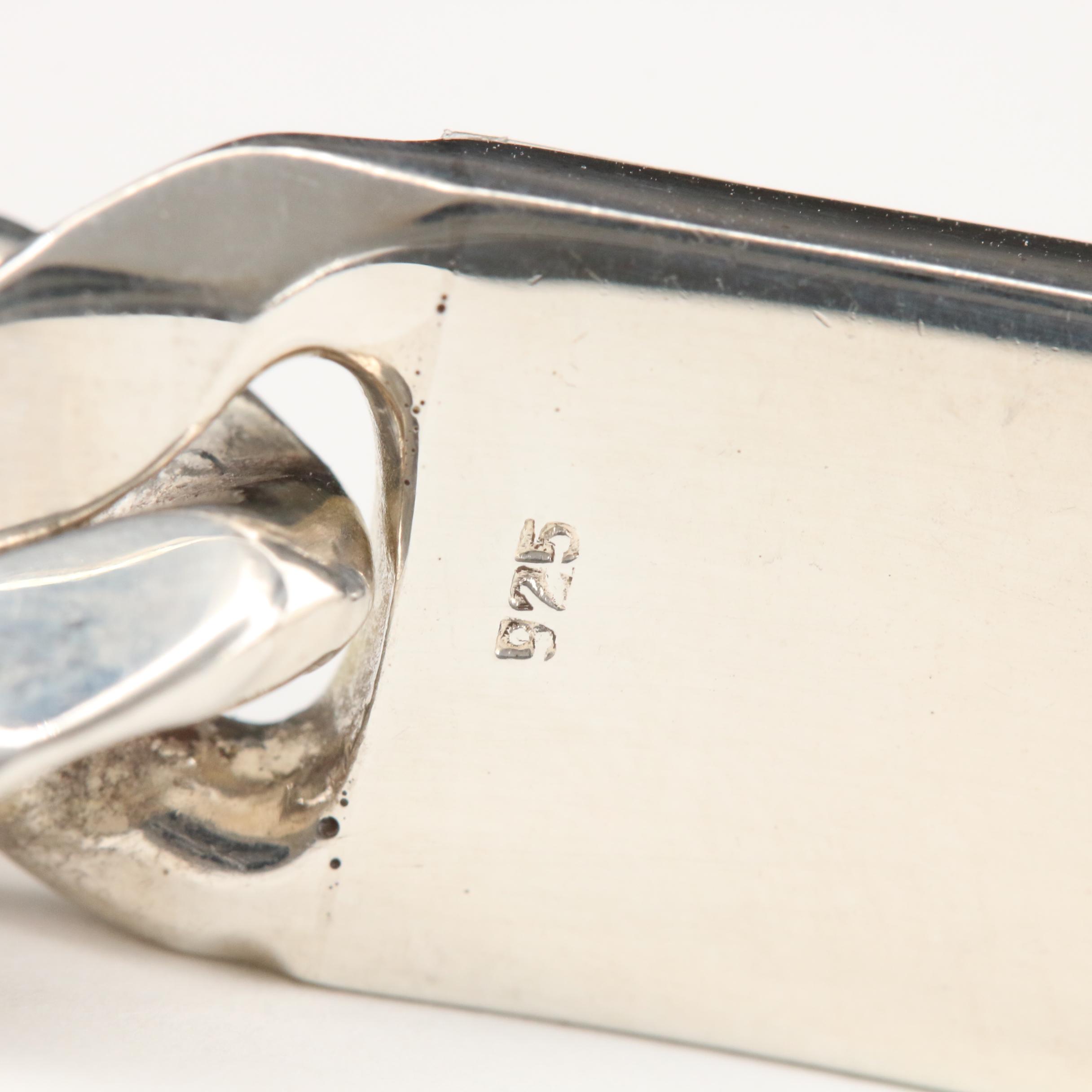 Sterling Silver Identification Bracelet