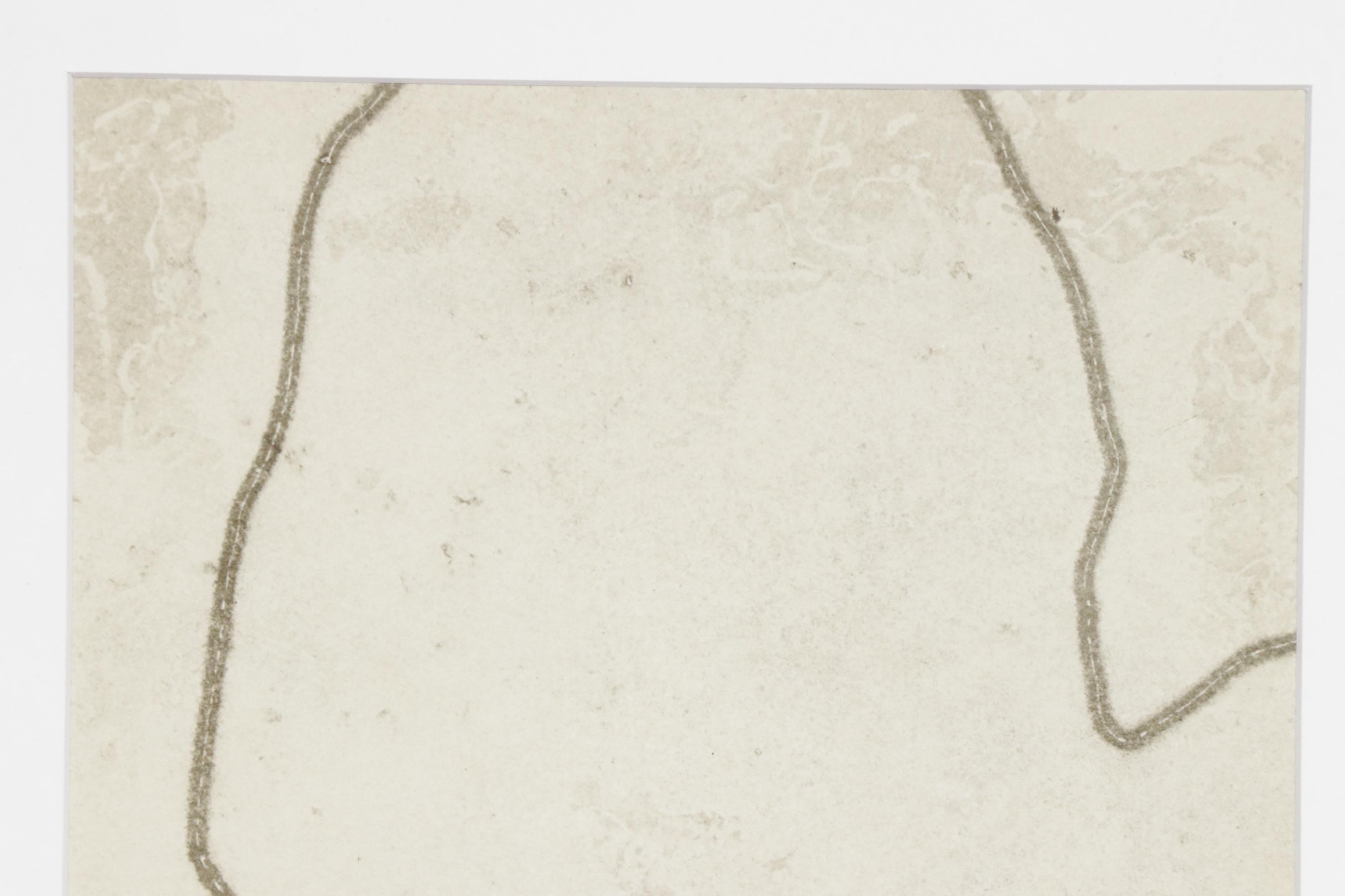 François Fiedler Abstract Lithograph for "Derrière le Miroir"