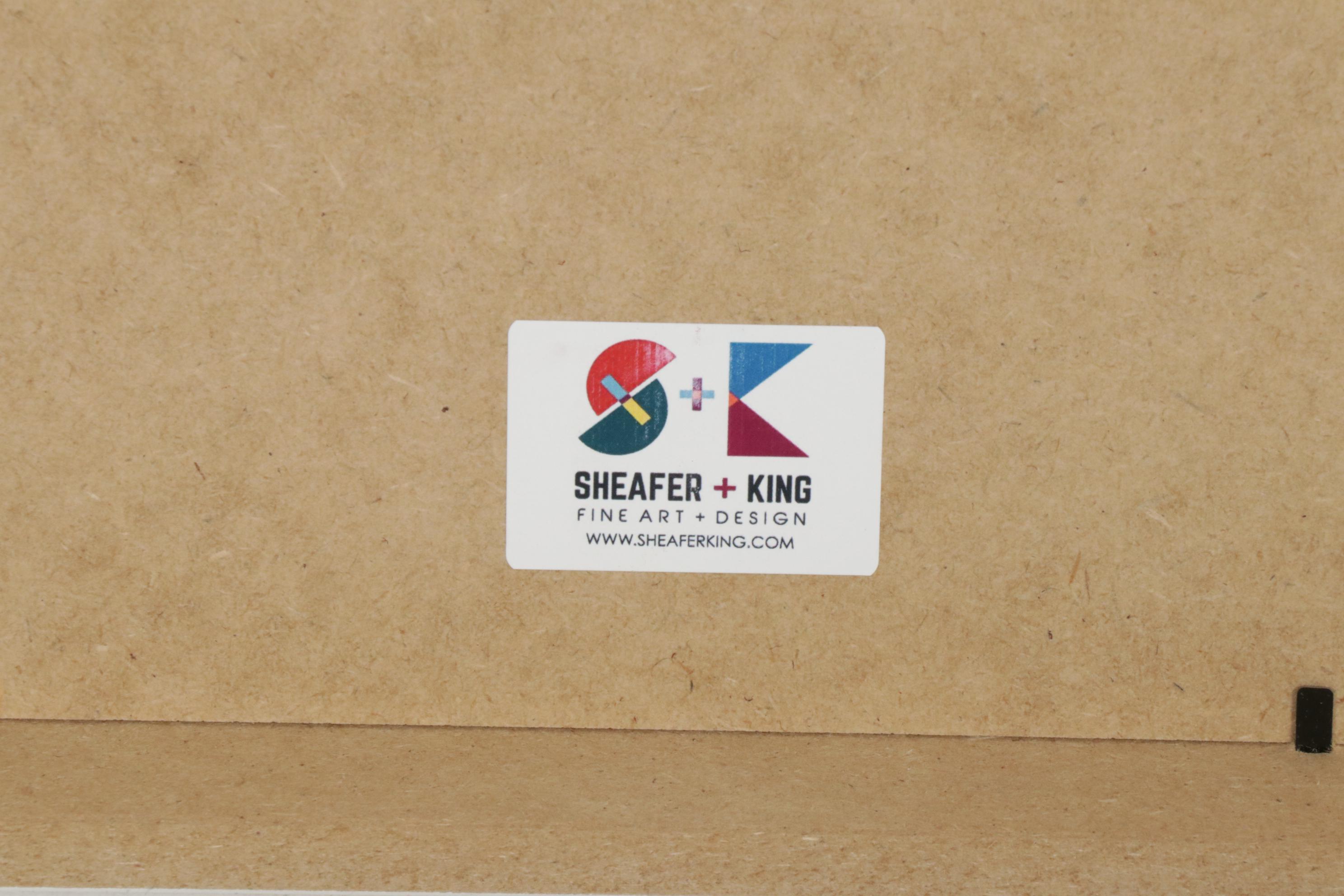 François Fiedler Abstract Lithograph for "Derrière le Miroir"