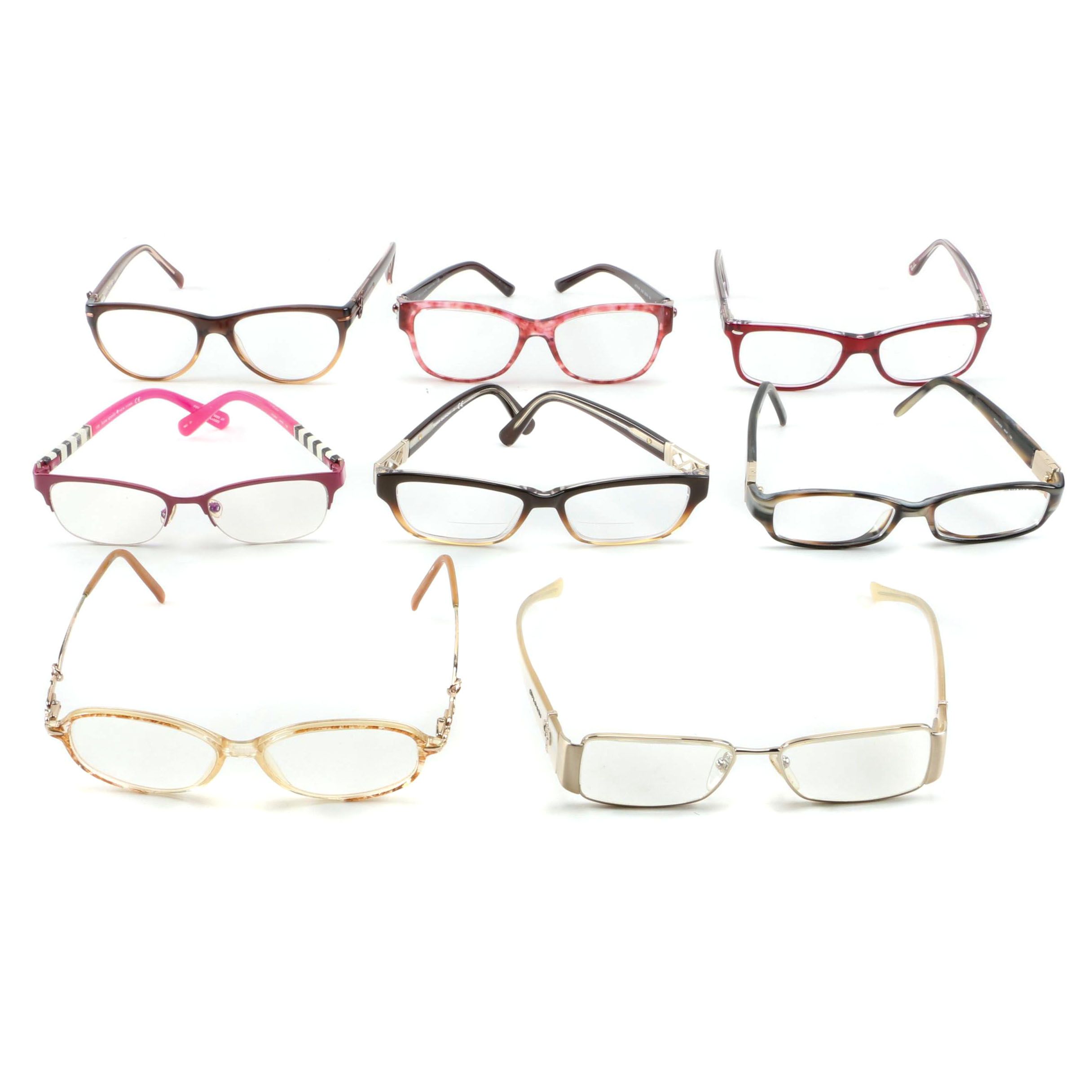 Bvlgari, Ray-Ban, Tory Burch, Kate Spade and Other Eyeglasses