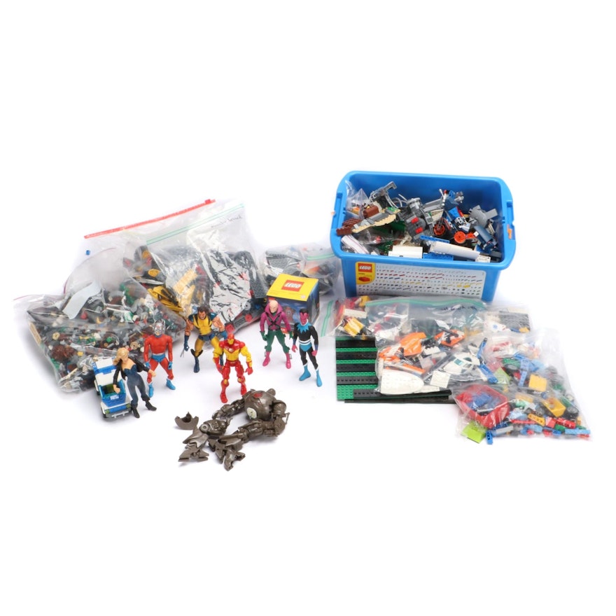LEGO Transformers Figures, Blocks with Sea Plane, Master Truck, and More