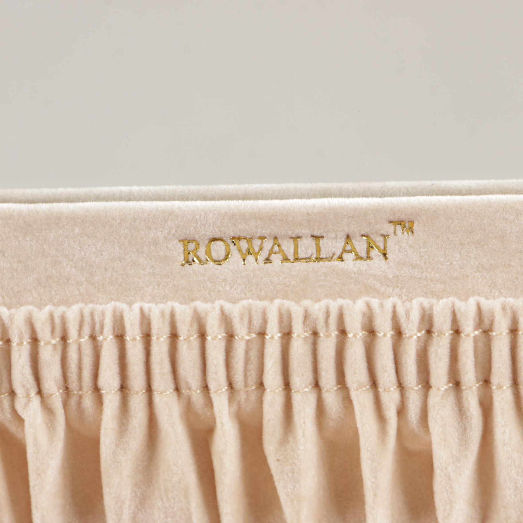 Rowallan Travel Jewelry Case in Croc-Embossed Orange Leather with Box