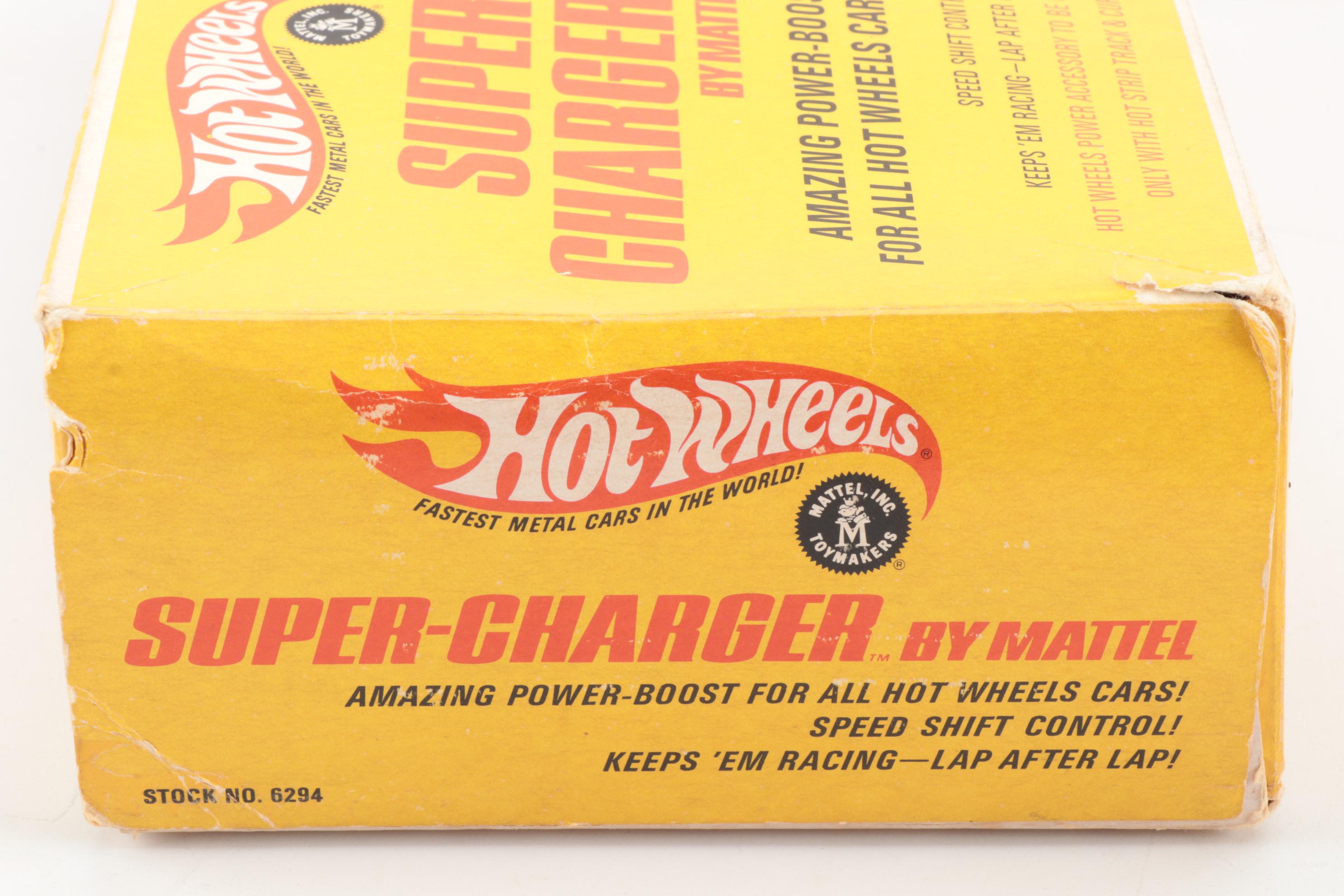 Hot Wheels "Super-Charger" Power Accessory, Race Track, Cars, and More, Vintage