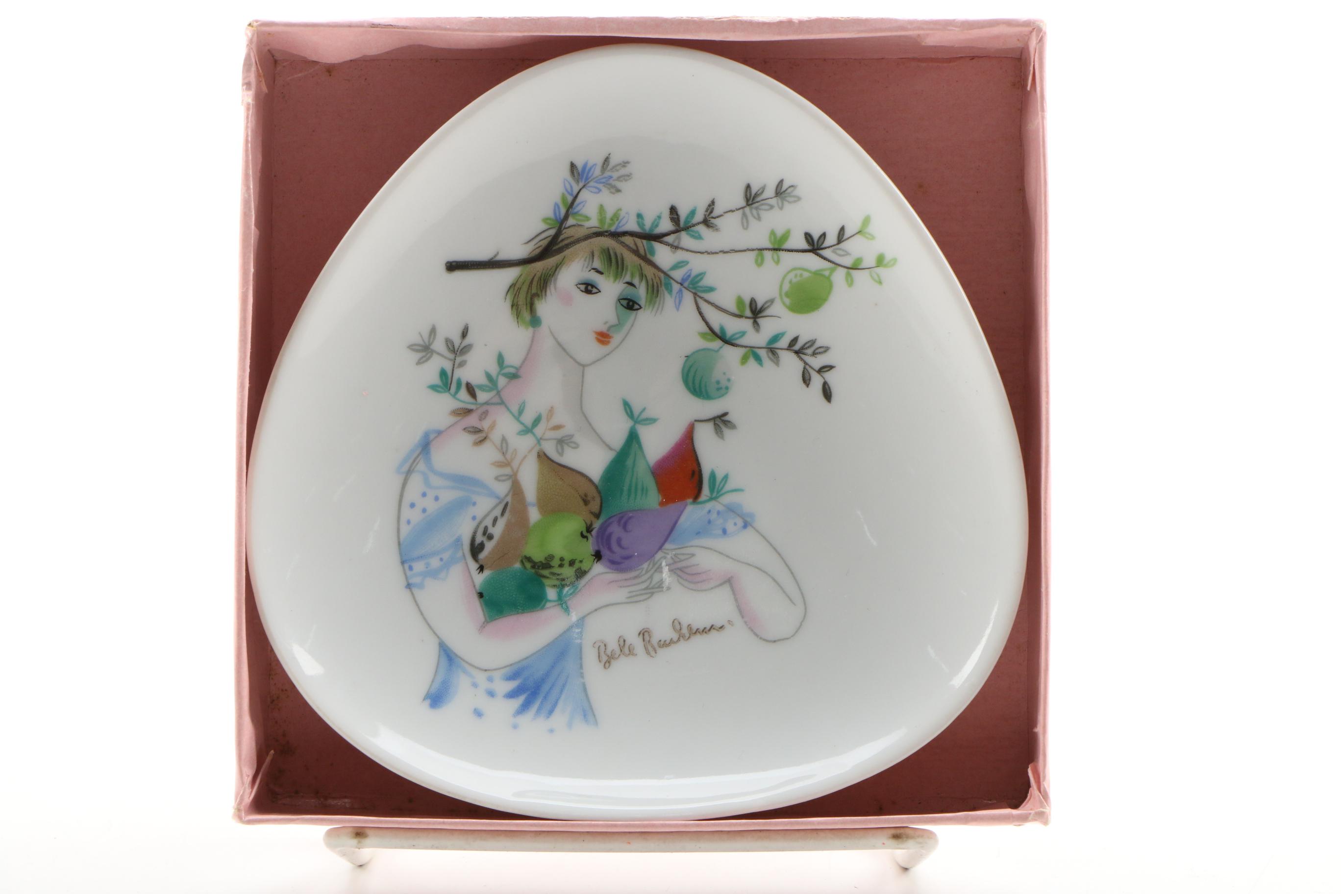 Bele Bachem for Rosenthal Porcelain Trinket Dishes, Mid-20th Century