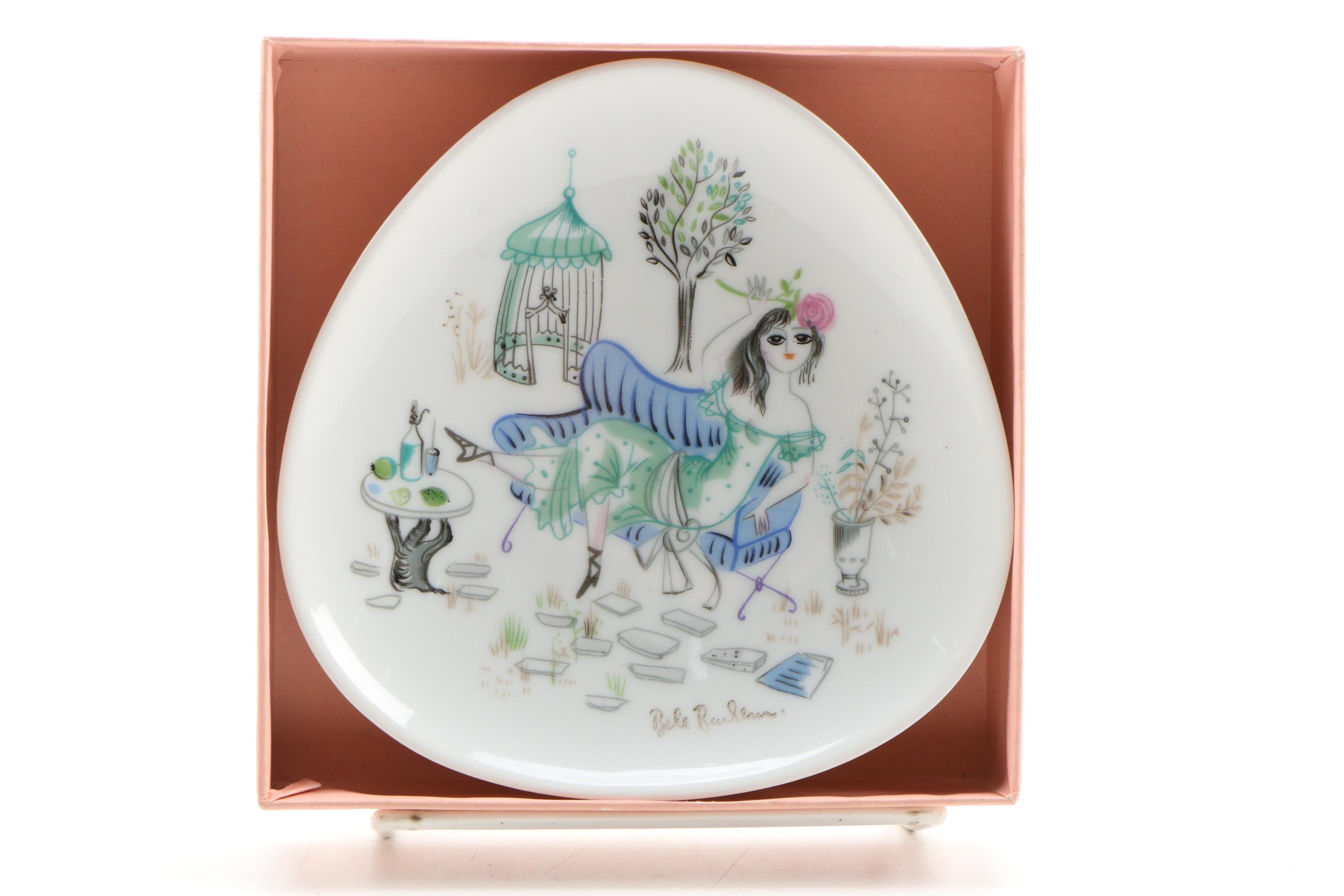 Bele Bachem for Rosenthal Porcelain Trinket Dishes, Mid-20th Century