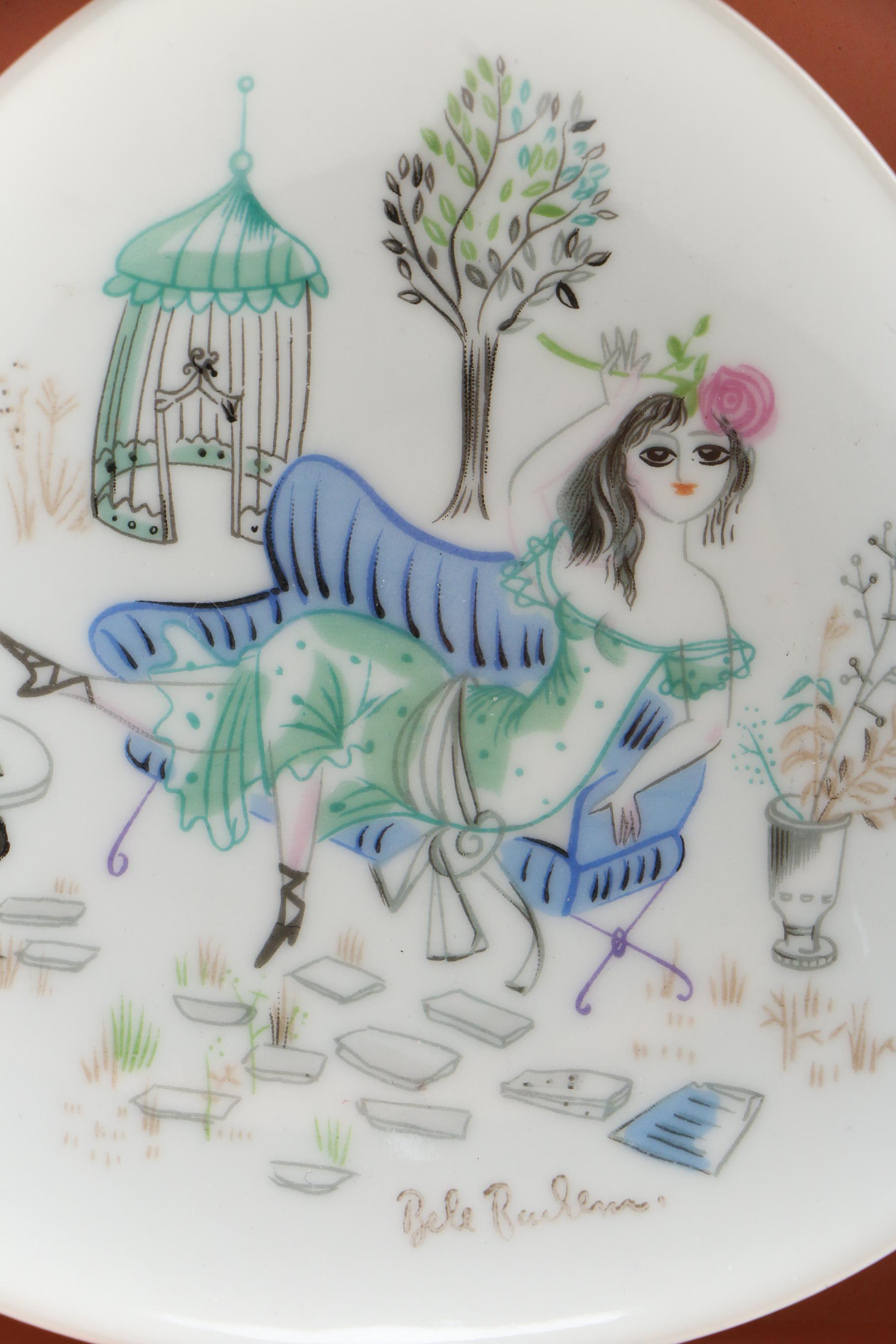 Bele Bachem for Rosenthal Porcelain Trinket Dishes, Mid-20th Century