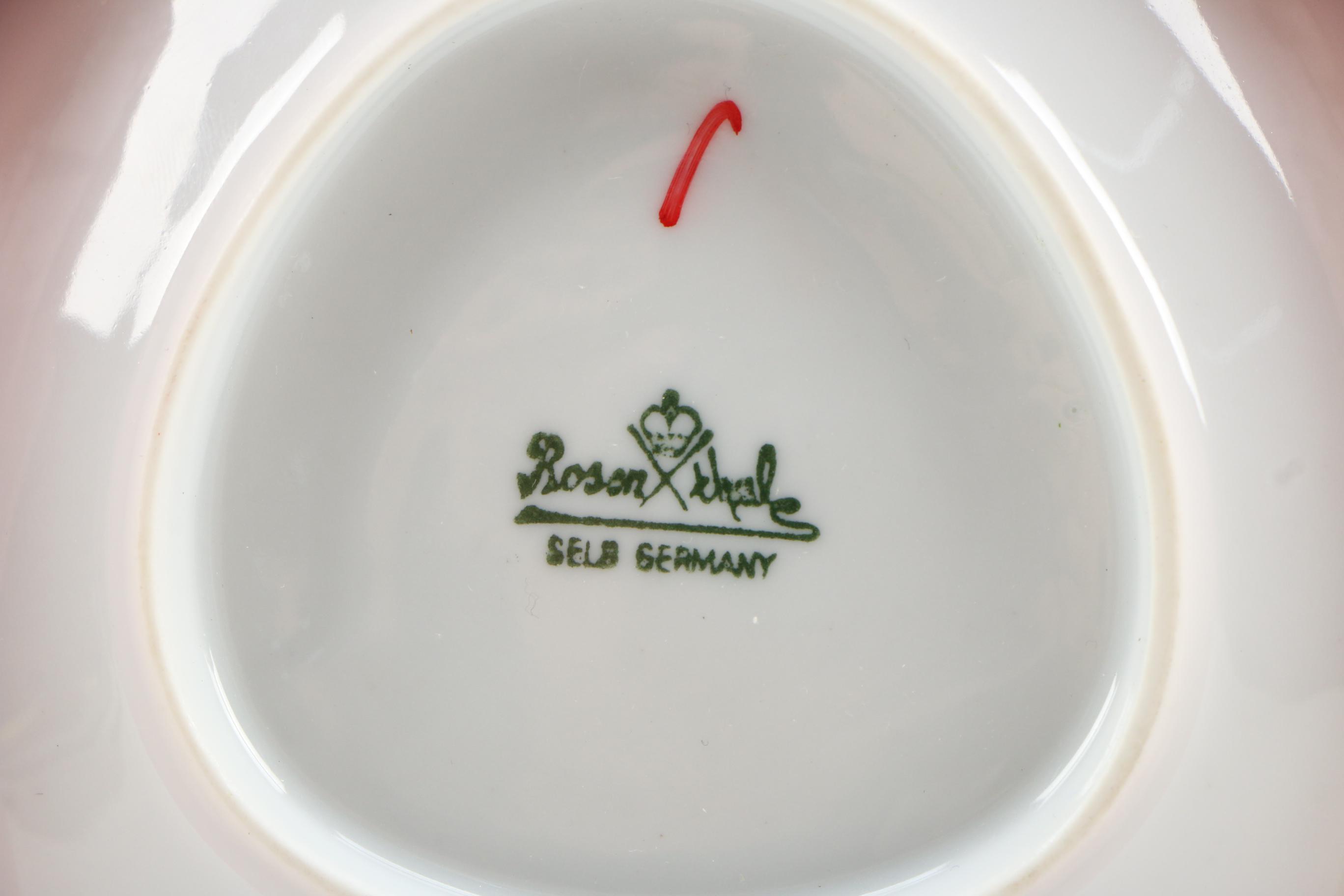 Bele Bachem for Rosenthal Porcelain Trinket Dishes, Mid-20th Century