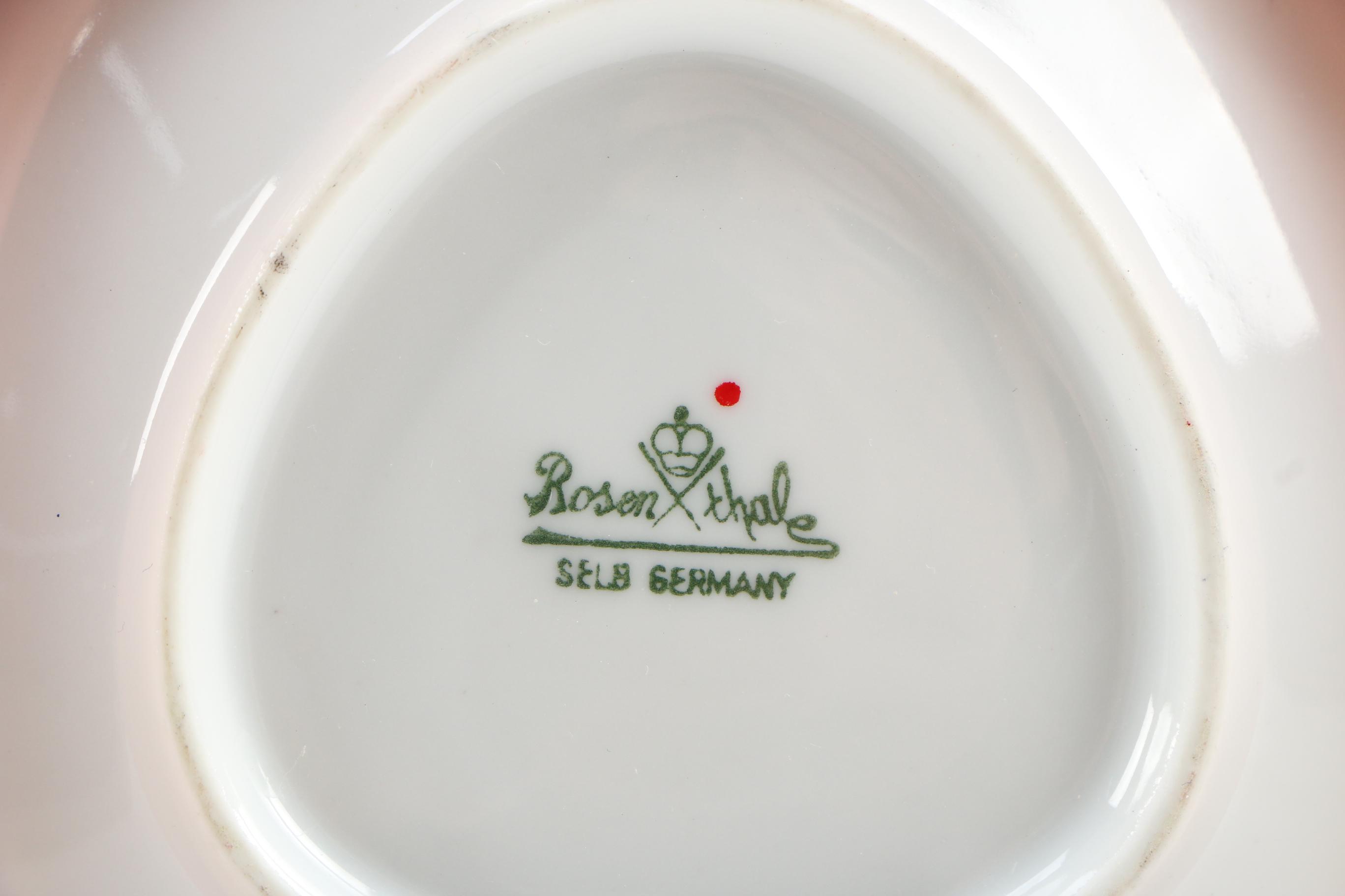 Bele Bachem for Rosenthal Porcelain Trinket Dishes, Mid-20th Century