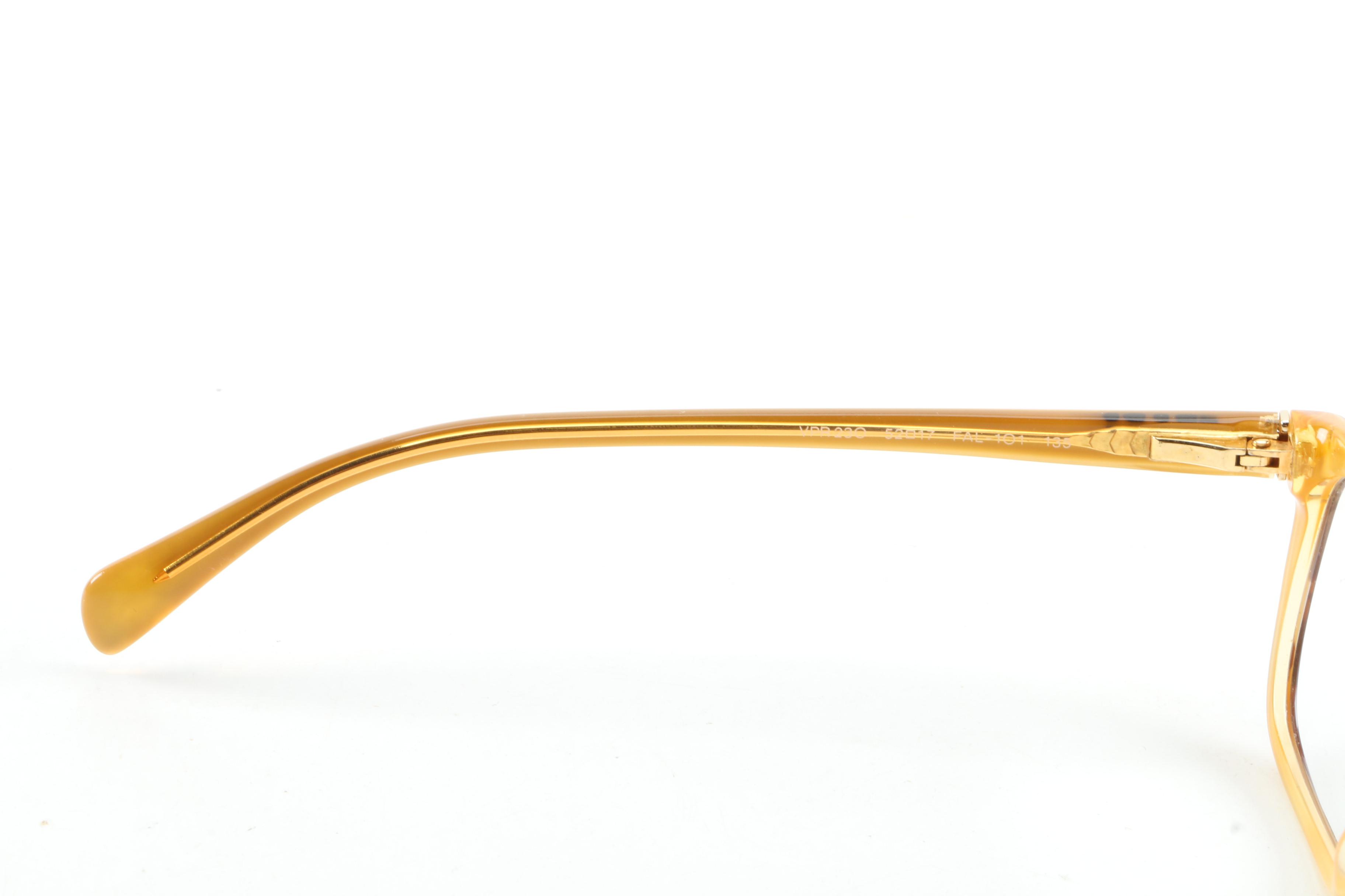 Prada Matte and Gloss Finish Tortoiseshell Style Eyeglasses