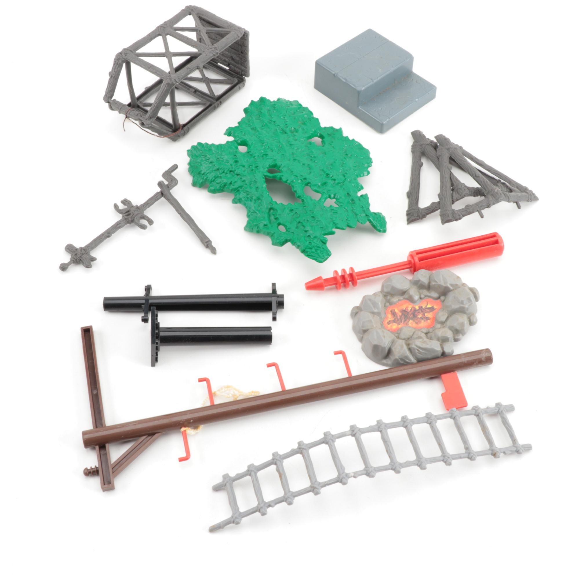 Teenage Mutant Ninja Turtles Action Figures, Playset, and Storage Case, 1988