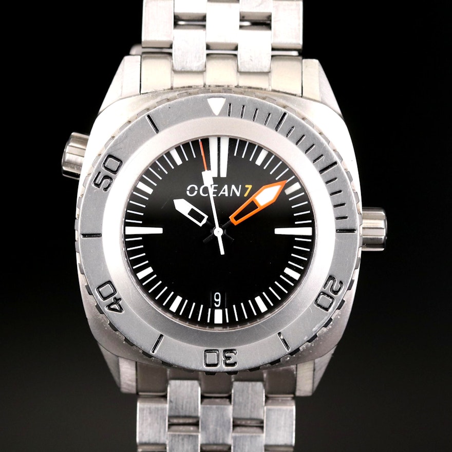 Ocean 7 Stainless Steel Automatic Dive Wristwatch