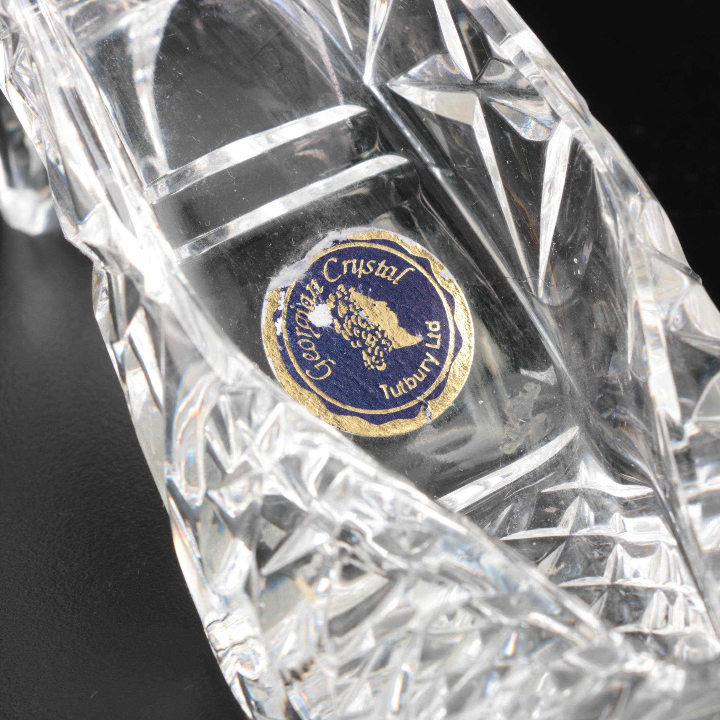 Fenton Hand-Painted Calendar Cat and Other Glass Figurines