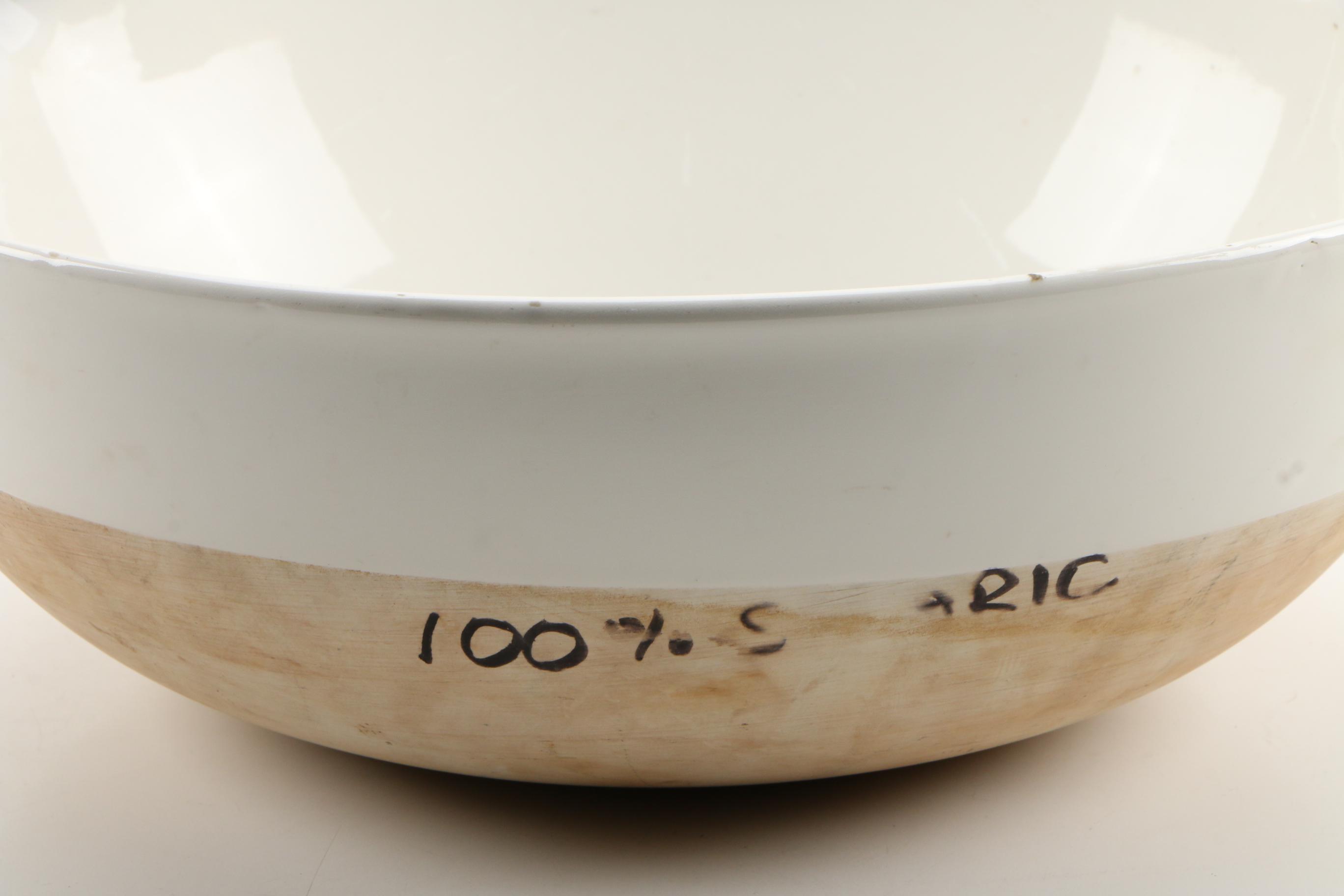 Coors Porcelain Co. Crucible Evaporating Bowls with Spouts and Funnel, Vintage