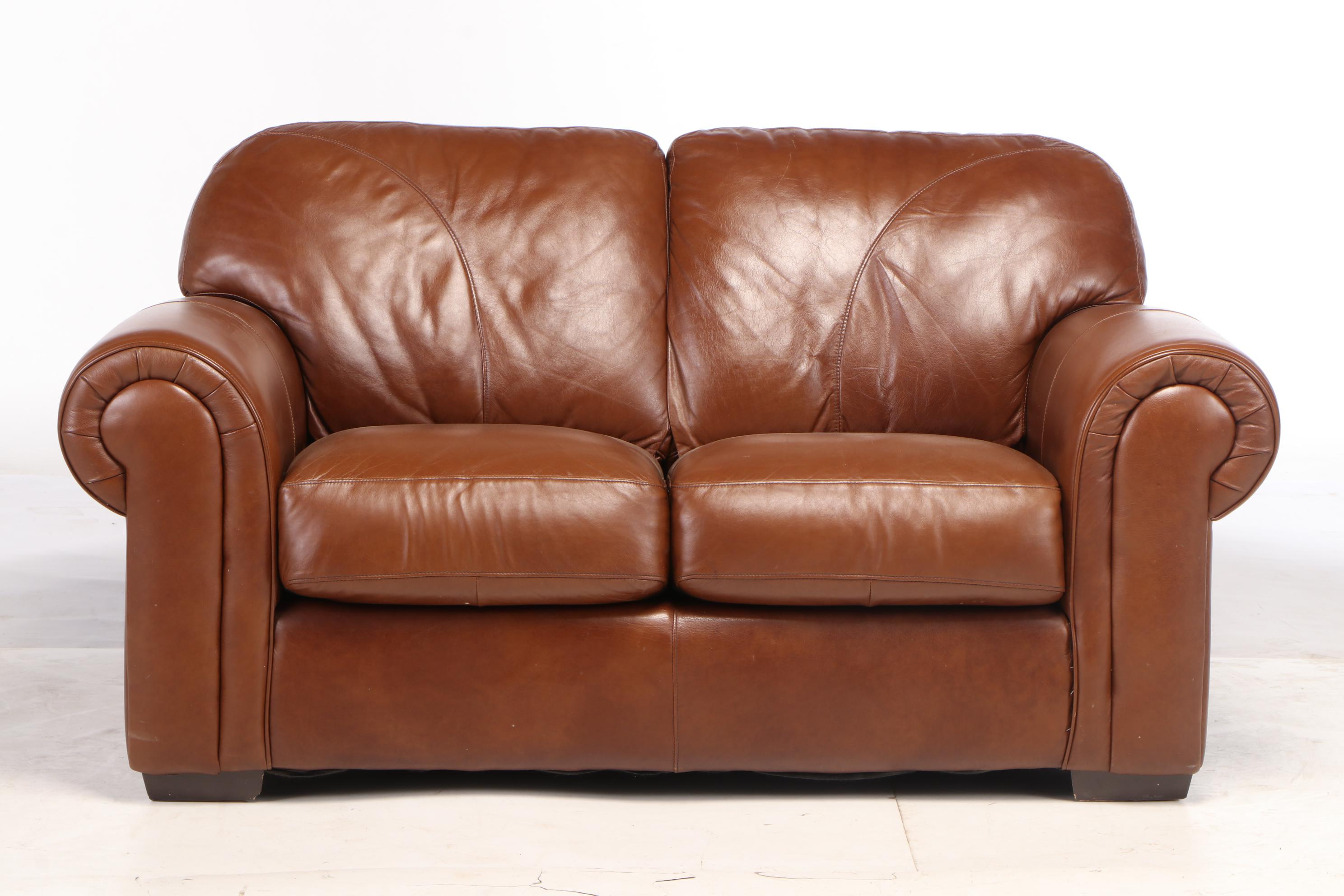 Rapallo Leather Company Loveseat Sofa
