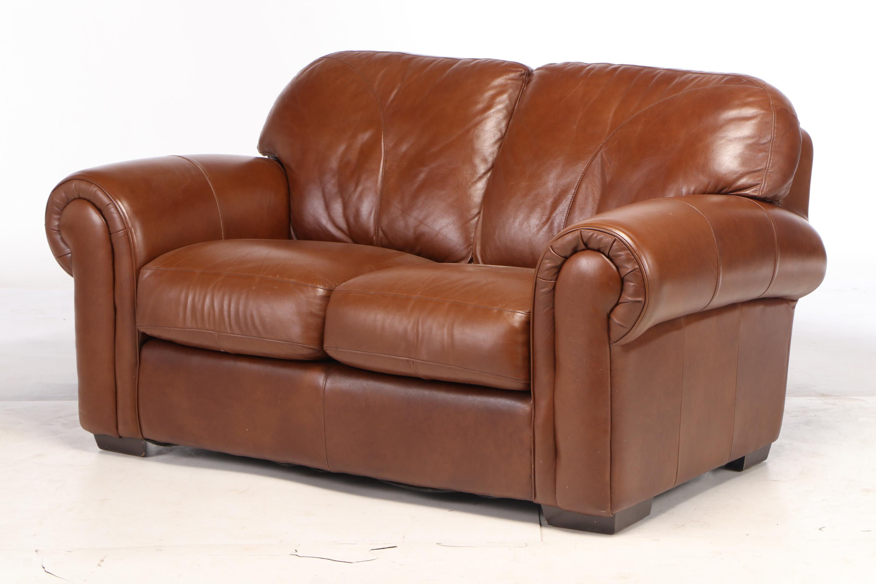 Rapallo Leather Company Loveseat Sofa