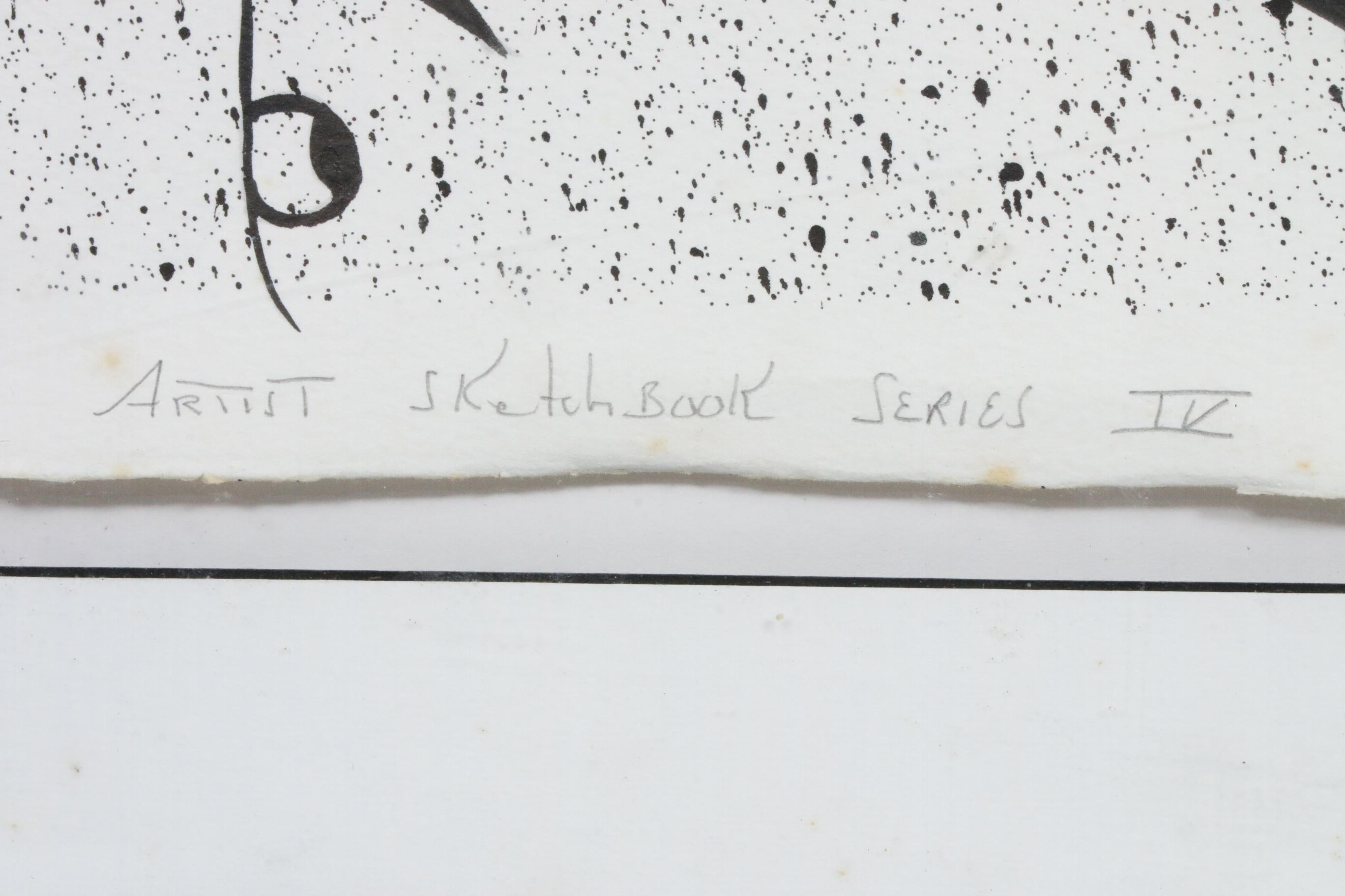 Michael Bandel Color Lithograph "Artist Sketchbook Series IV," Late 20th Century