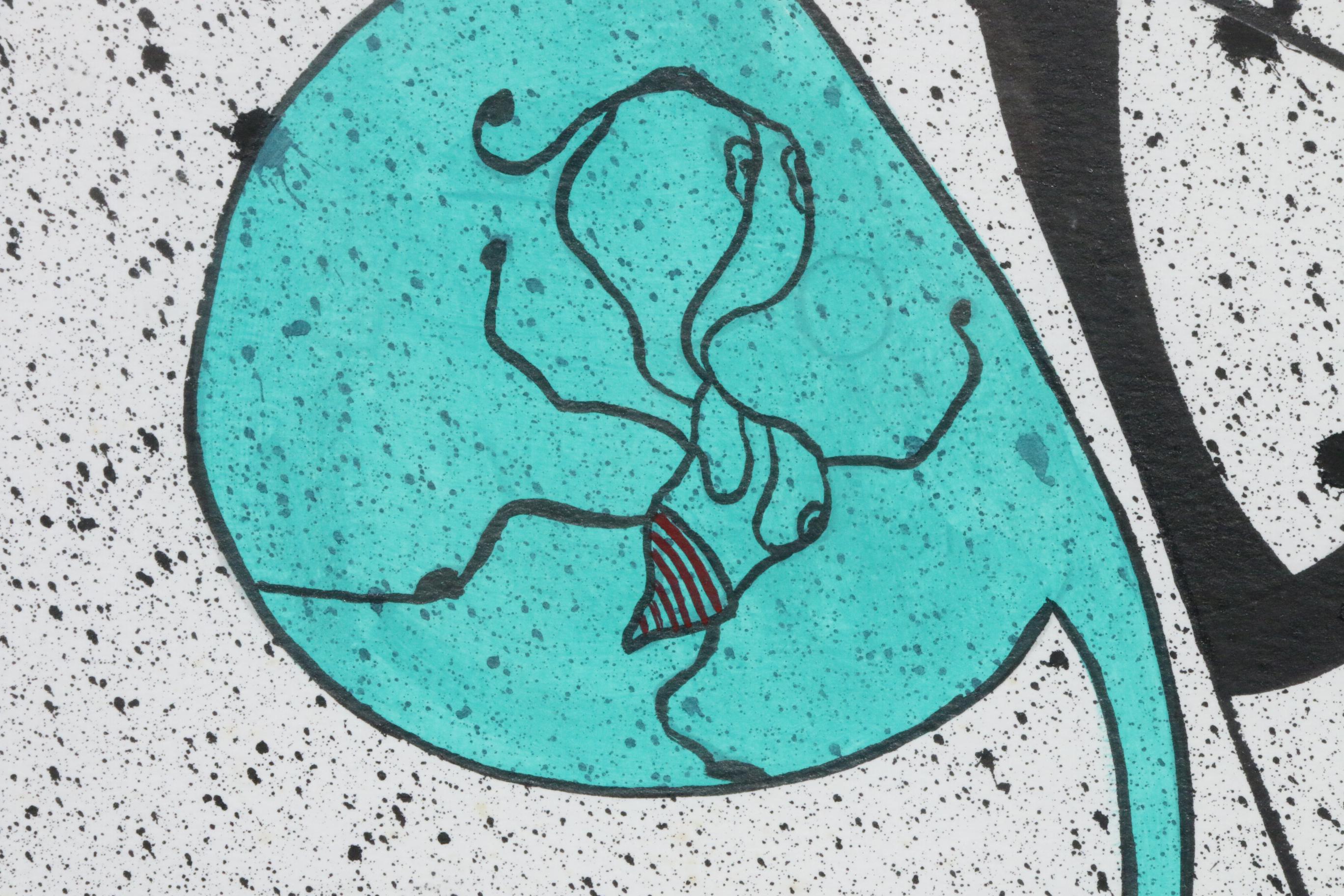 Michael Bandel Color Lithograph "Artist Sketchbook Series IV," Late 20th Century