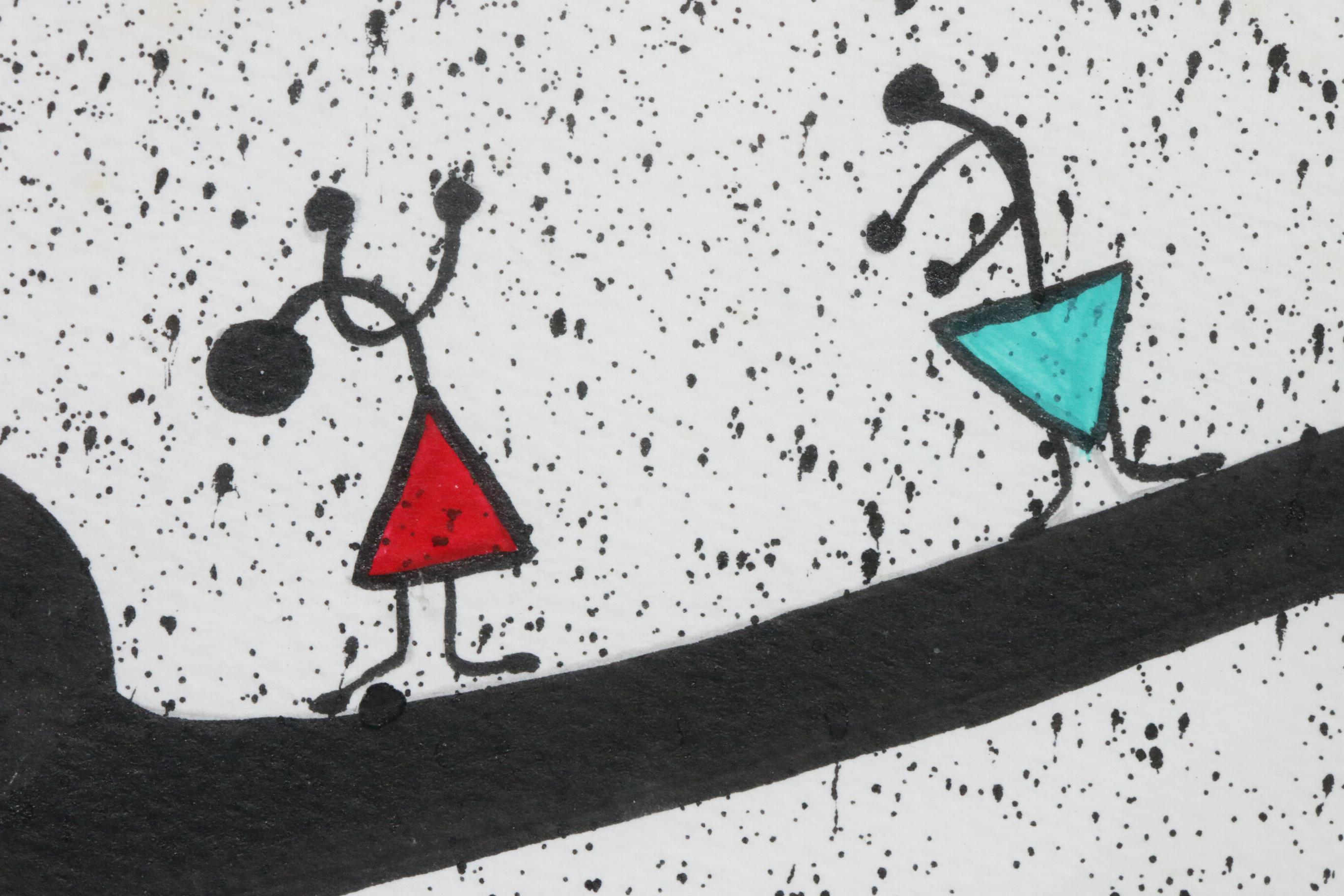 Michael Bandel Color Lithograph "Artist Sketchbook Series IV," Late 20th Century