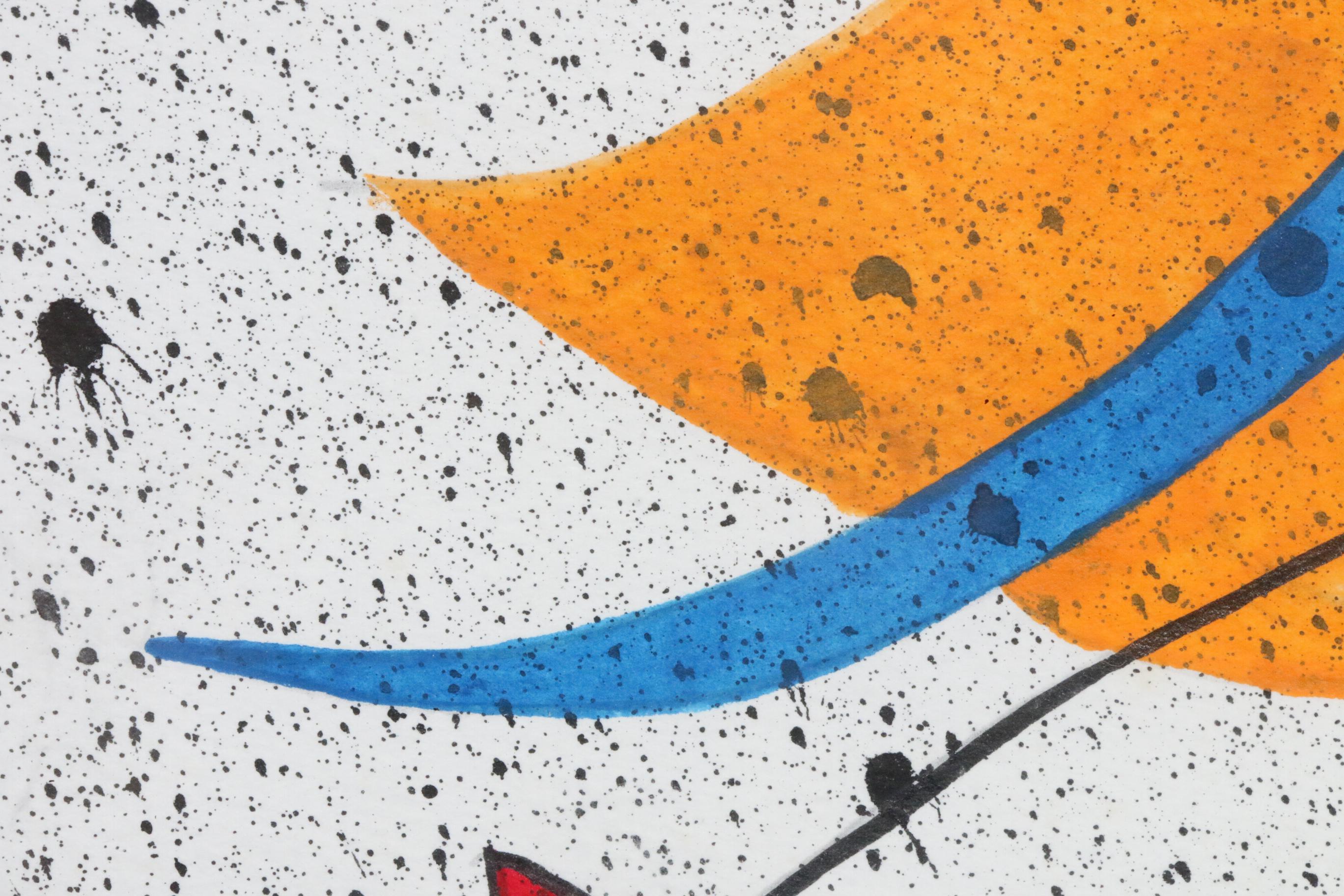 Michael Bandel Color Lithograph "Artist Sketchbook Series IV," Late 20th Century