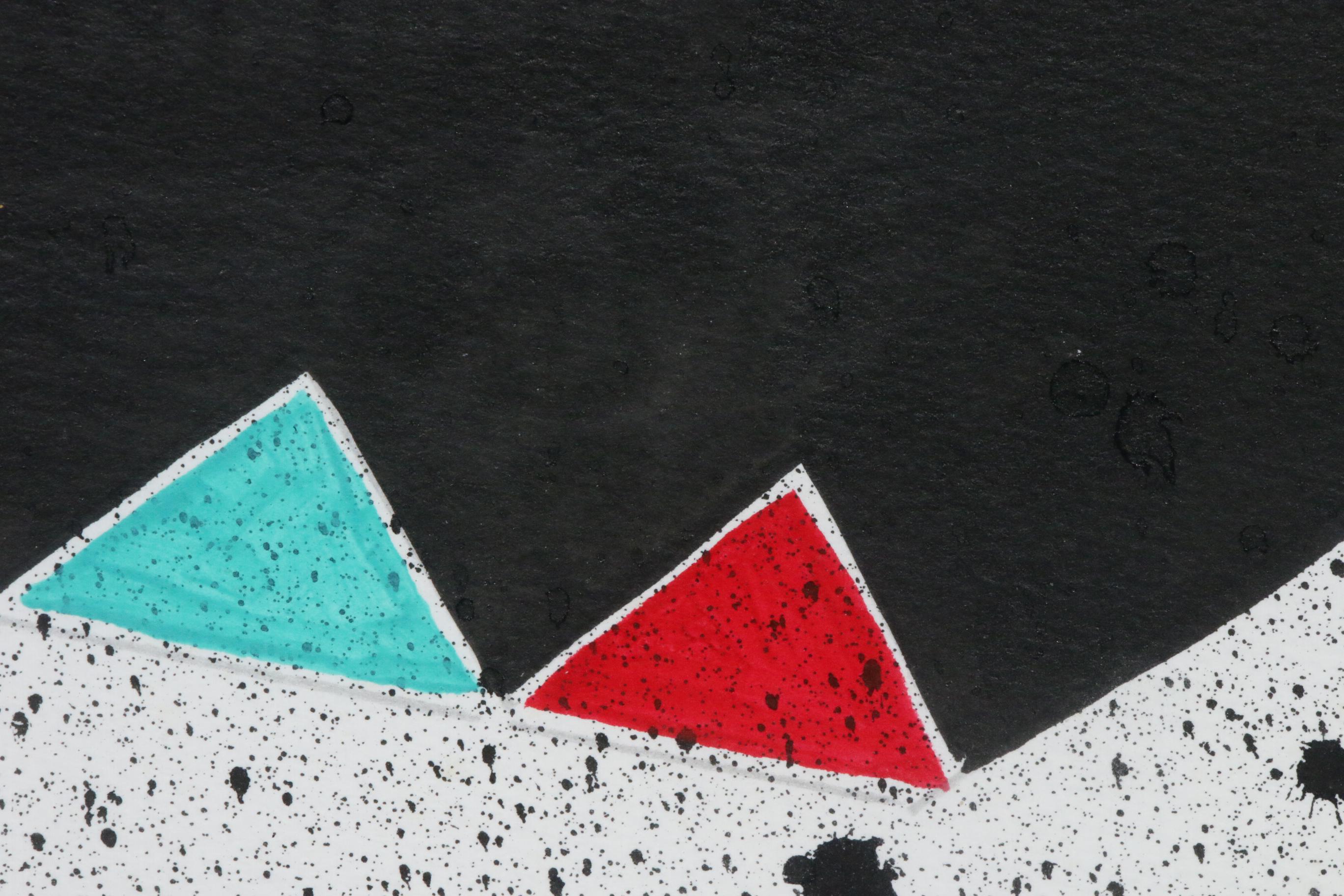 Michael Bandel Color Lithograph "Artist Sketchbook Series IV," Late 20th Century