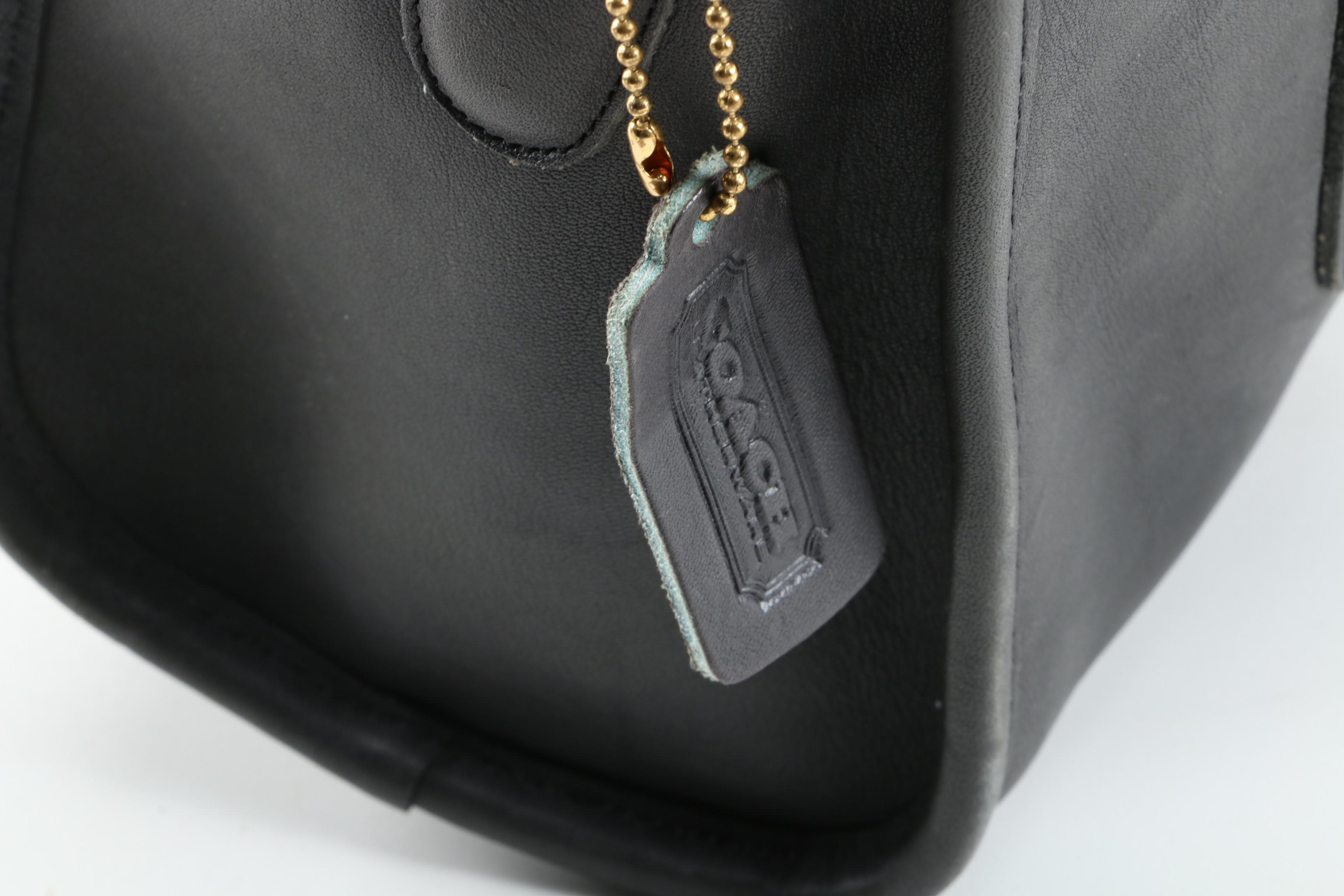 Coach Leather Boston Style Satchel and Shoulder Bag