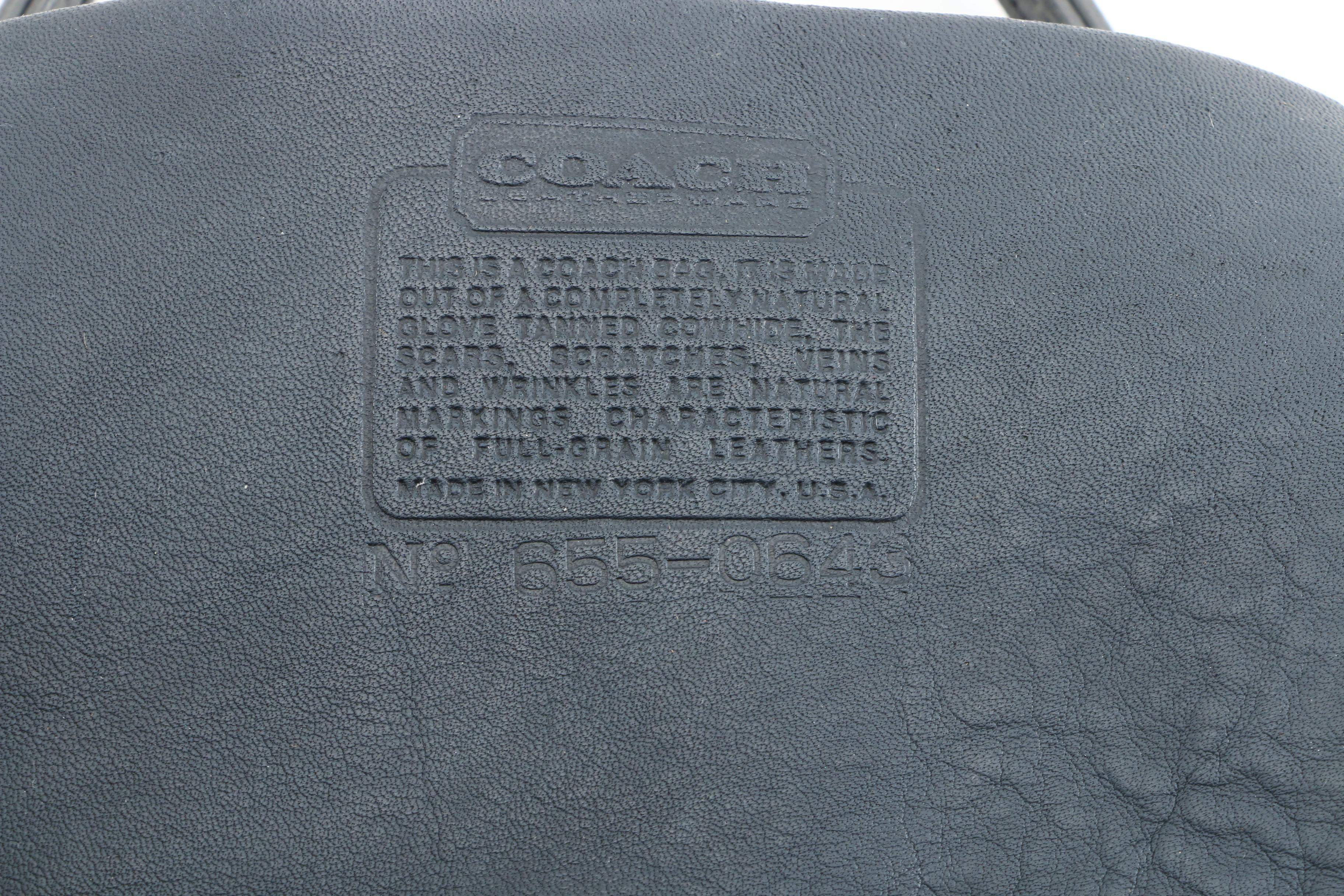 Coach Leather Boston Style Satchel and Shoulder Bag