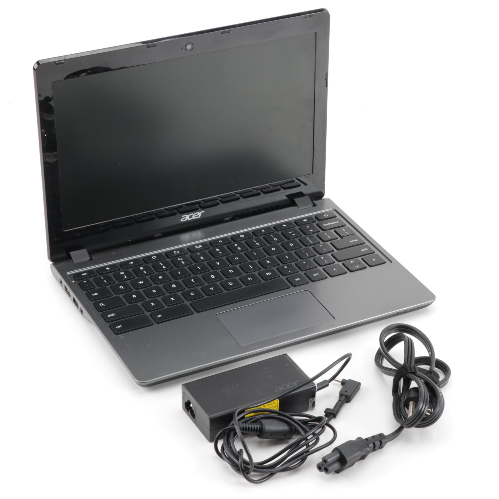 Acer C720-2802 Chromebook Laptop with Power Adapter, 2014