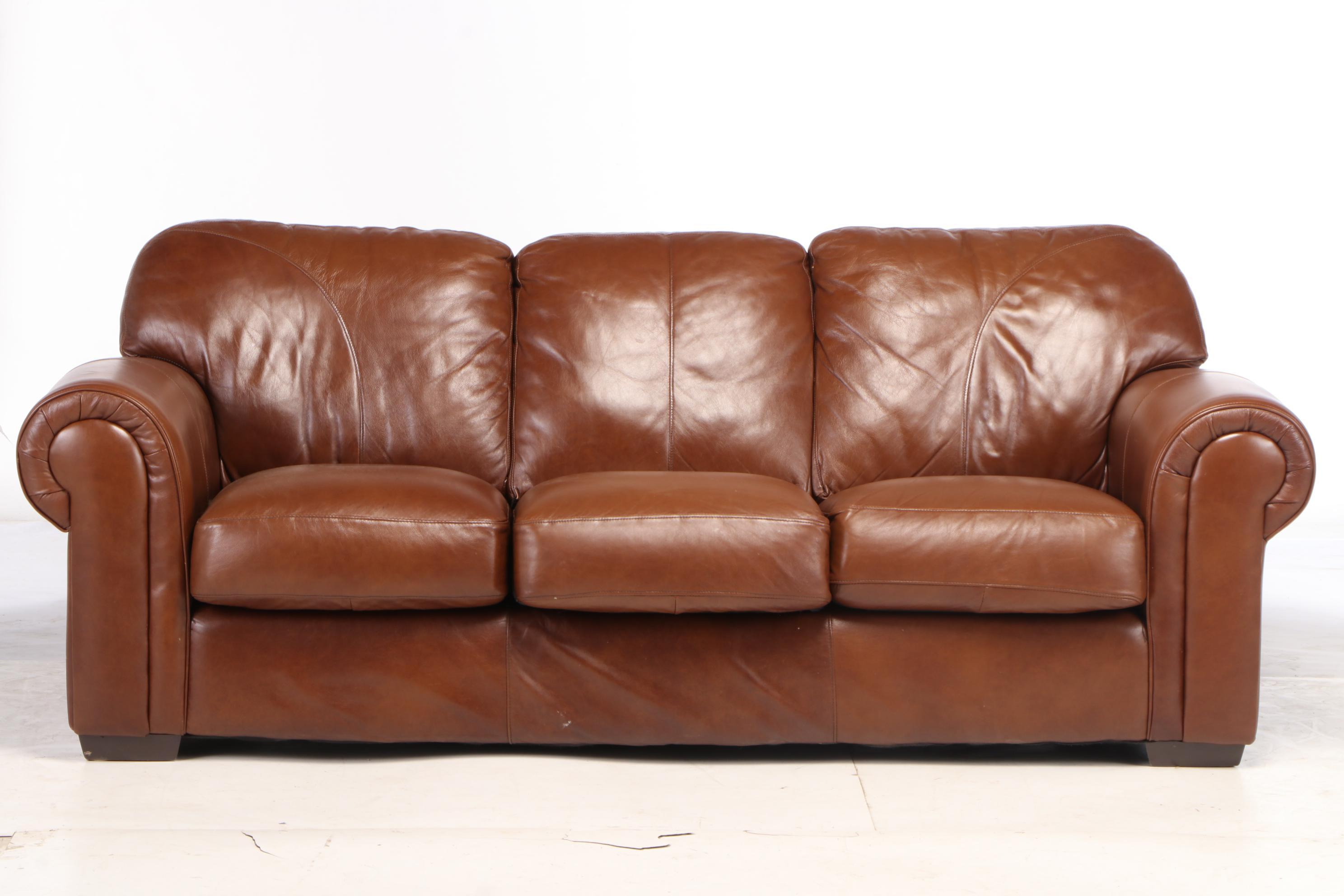 Rapallo Leather Company Sofa, 21st Century