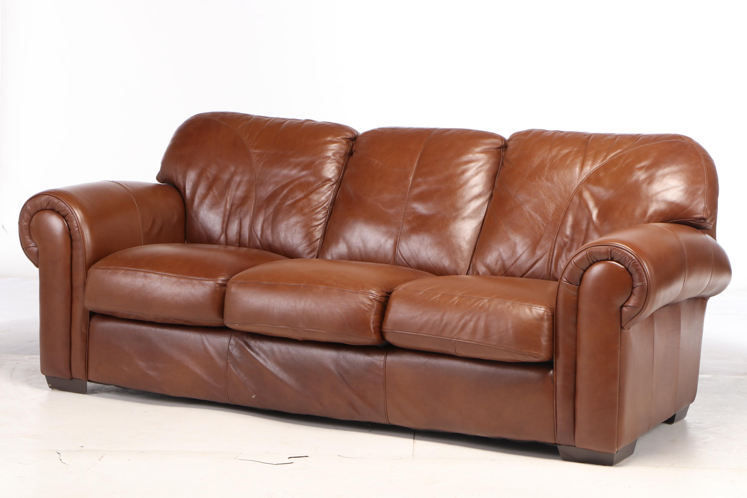 Rapallo Leather Company Sofa, 21st Century