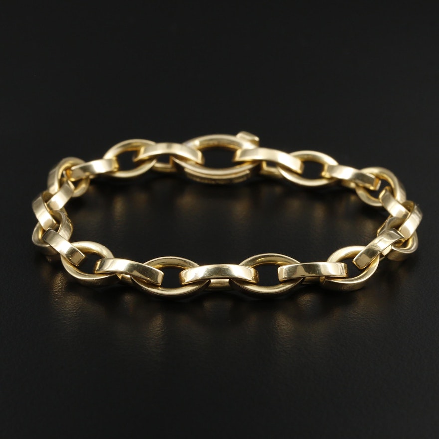 Tiffany & Co. 18K Yellow Gold Fancy Link Bracelet