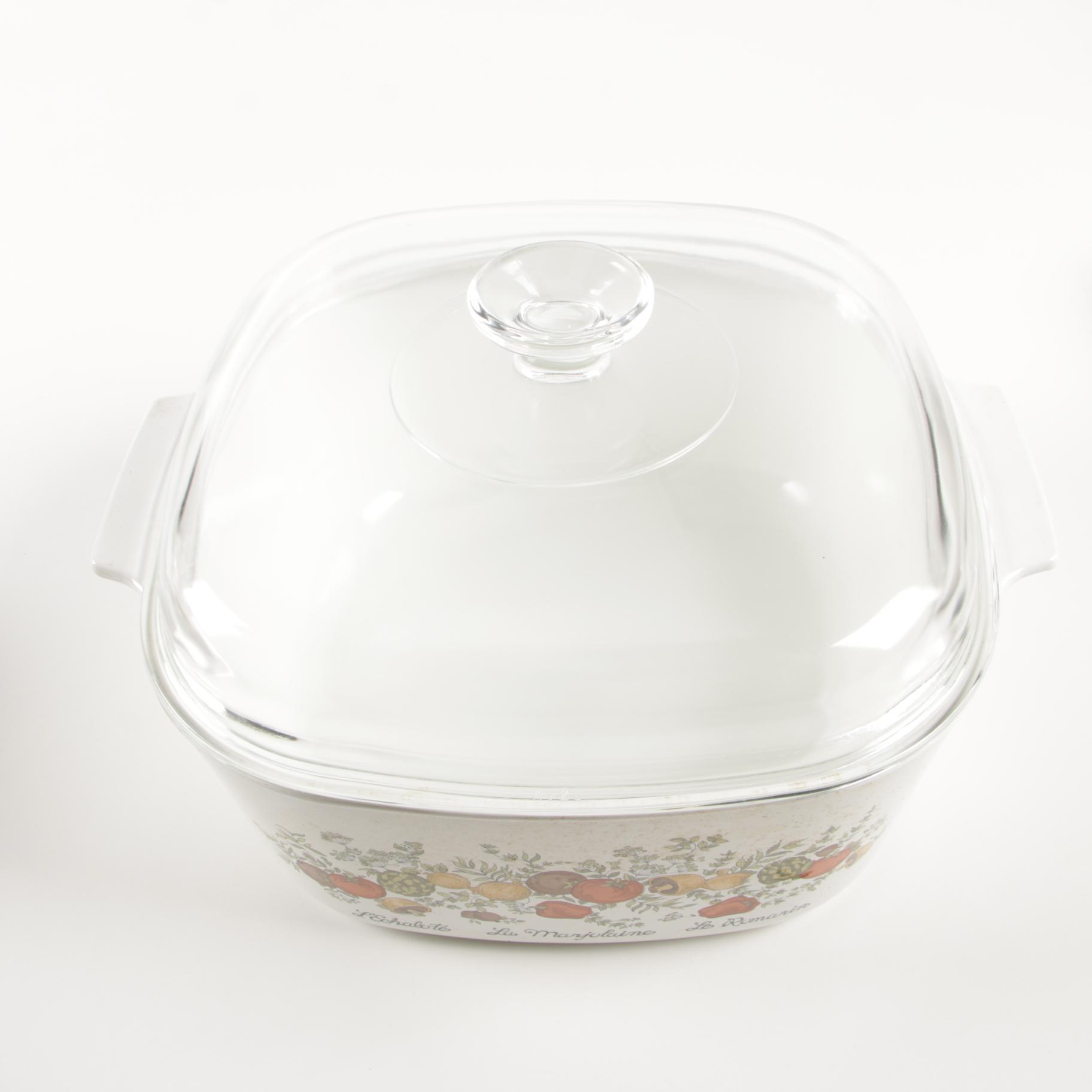 Vintage Corning Ware "Spice of Life" Baking Dishes