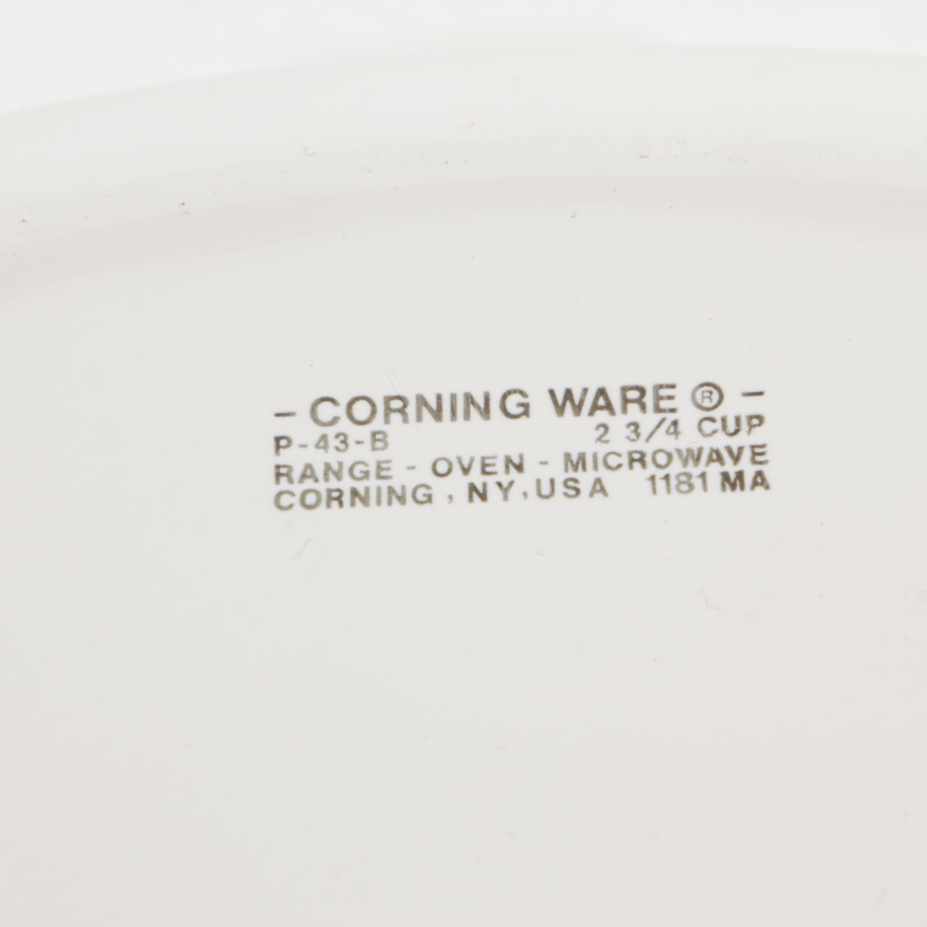 Vintage Corning Ware "Spice of Life" Baking Dishes