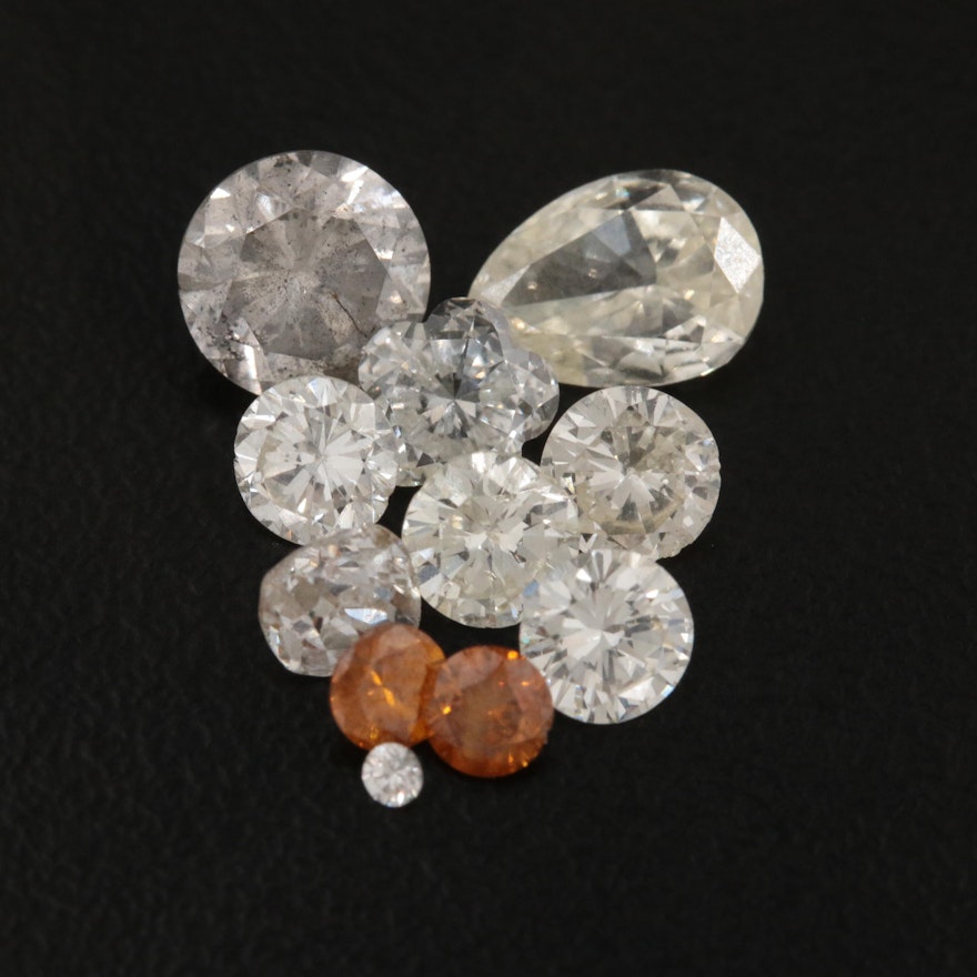 Loose 3.59 CTW Diamond Gemstones