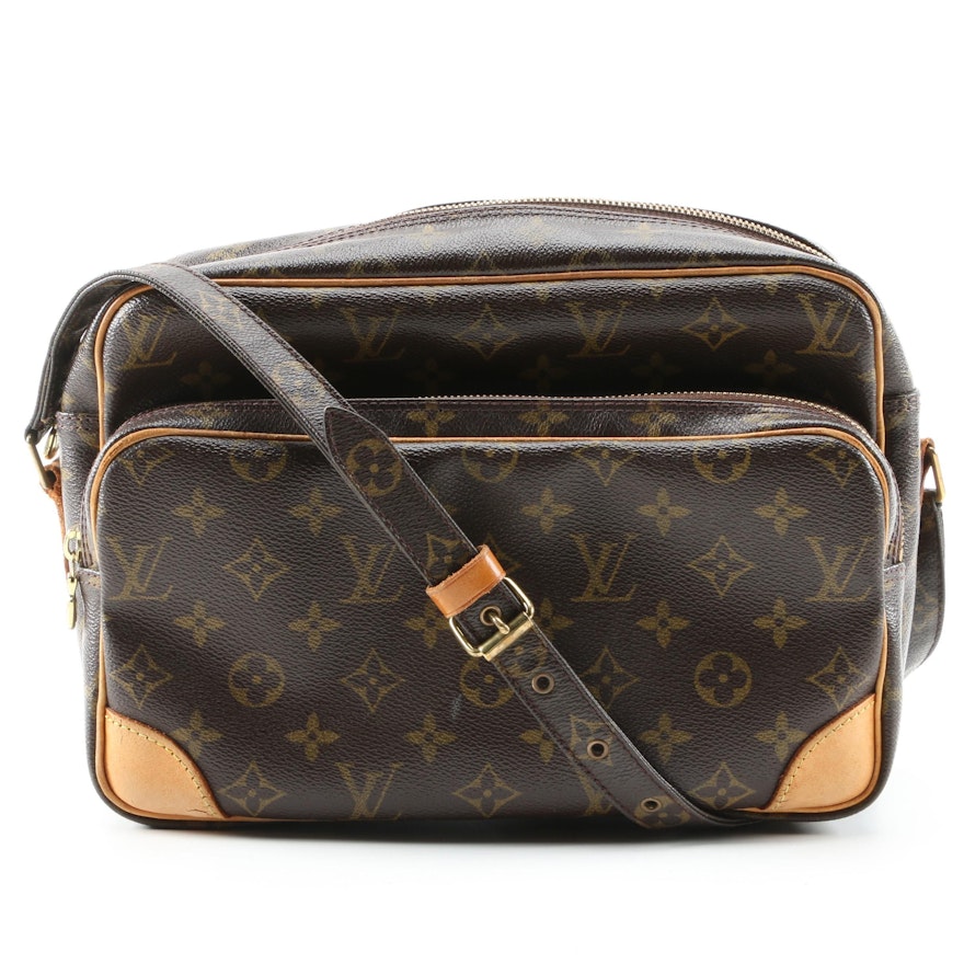 Louis Vuitton Nile Crossbody Bag in Monogram Canvas and Vachetta Leather