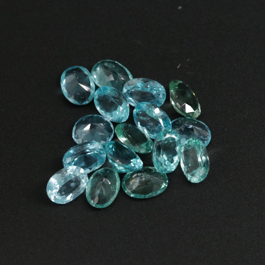 Loose 9.50 CTW Apatite Gemstones