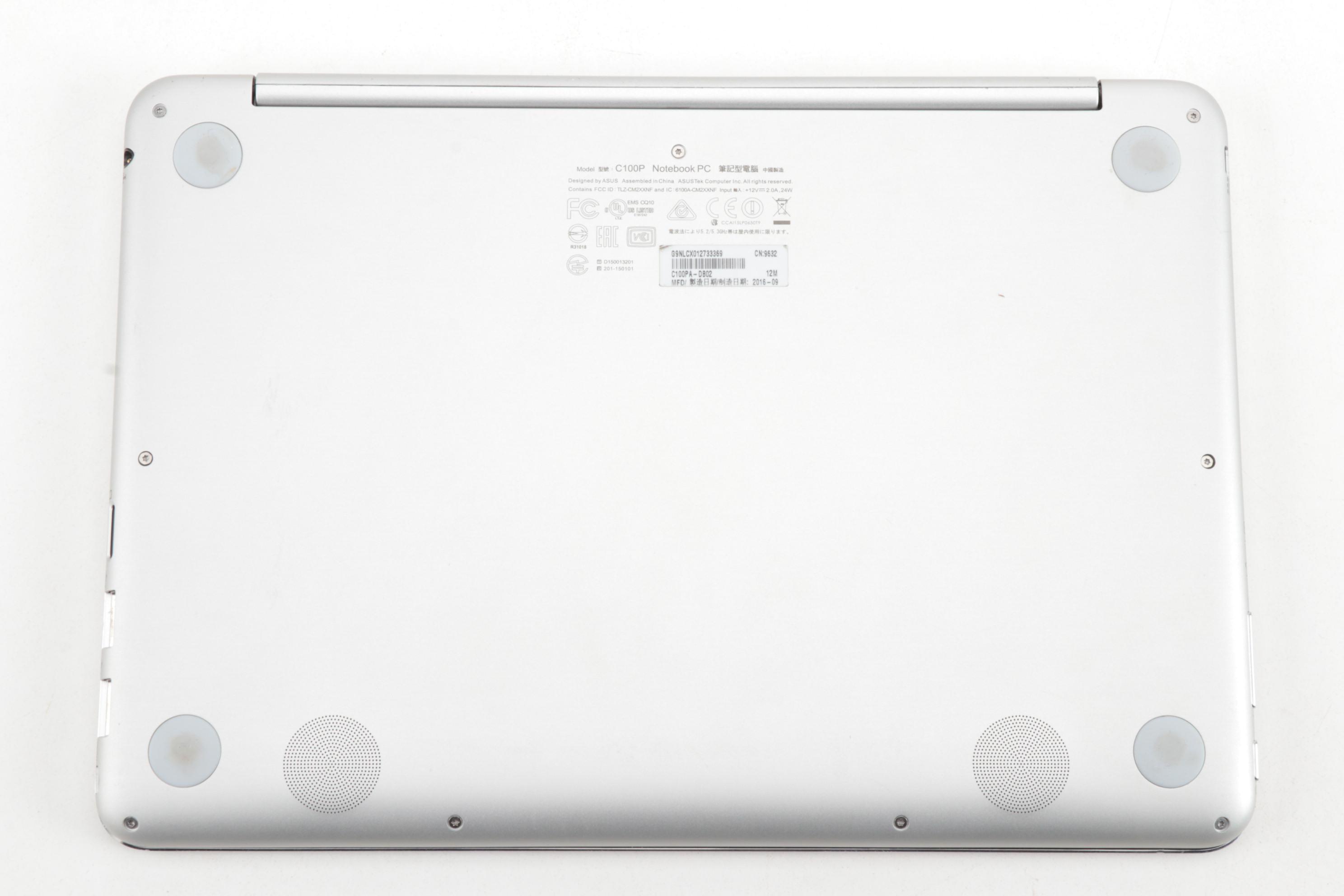 ASUS Flip C100P Chromebook Laptop with Power Adapter, 2016